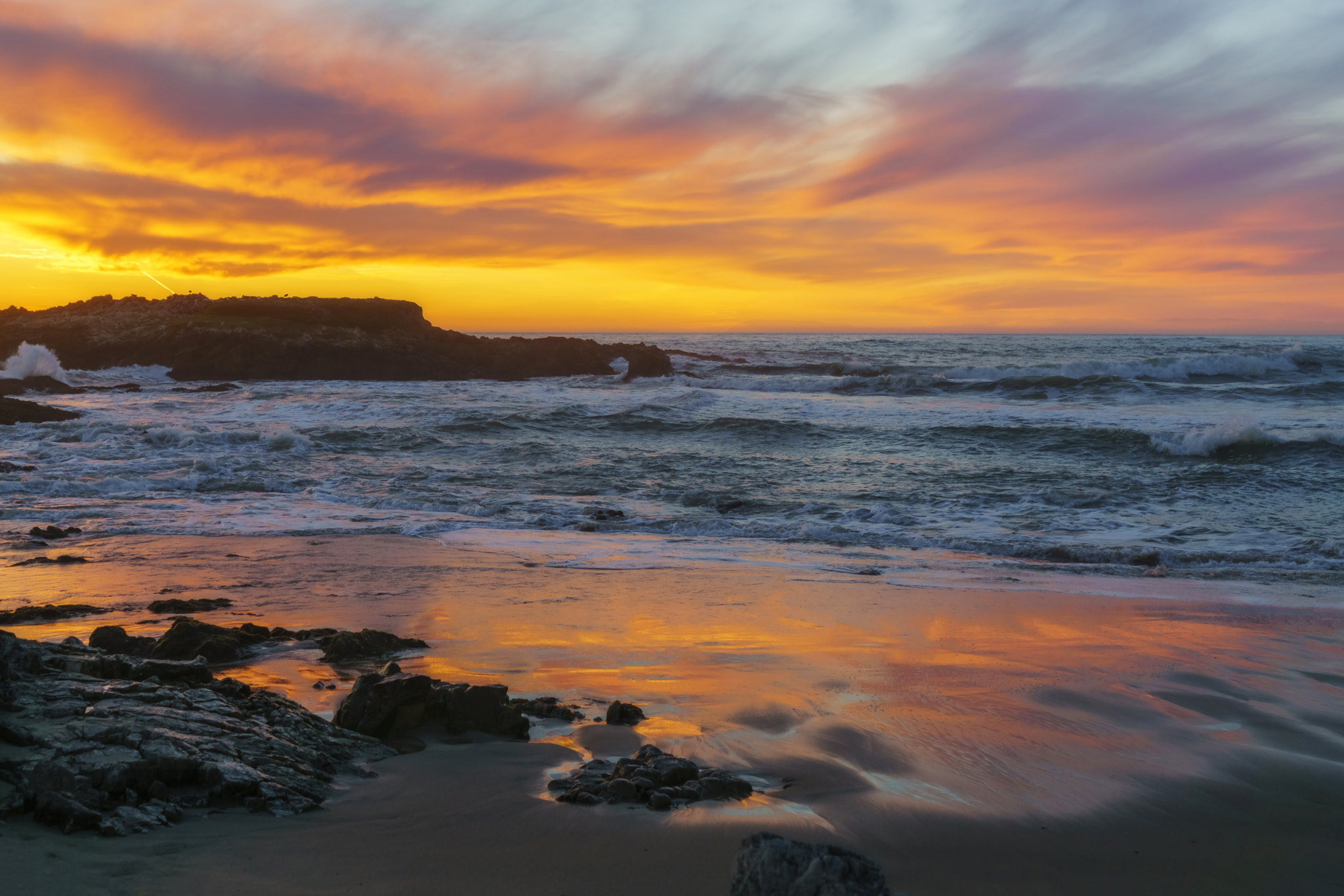 Sony a6000 sample photo. California coast sunset photography