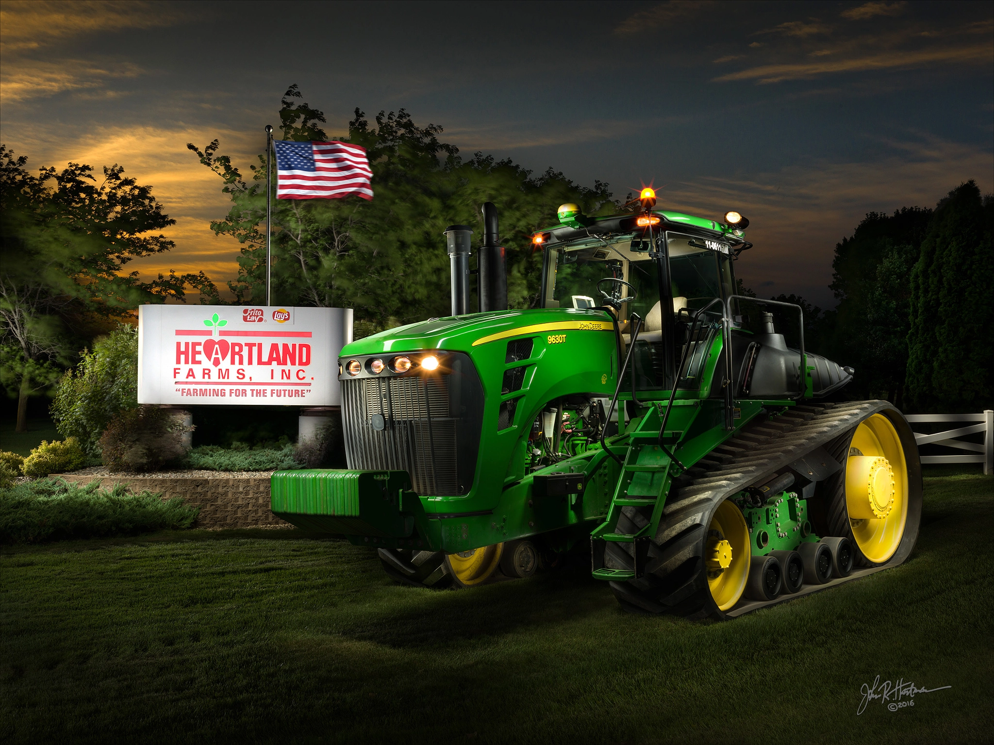 Hasselblad H5D + HC 50 II sample photo. John deere 9630t photography