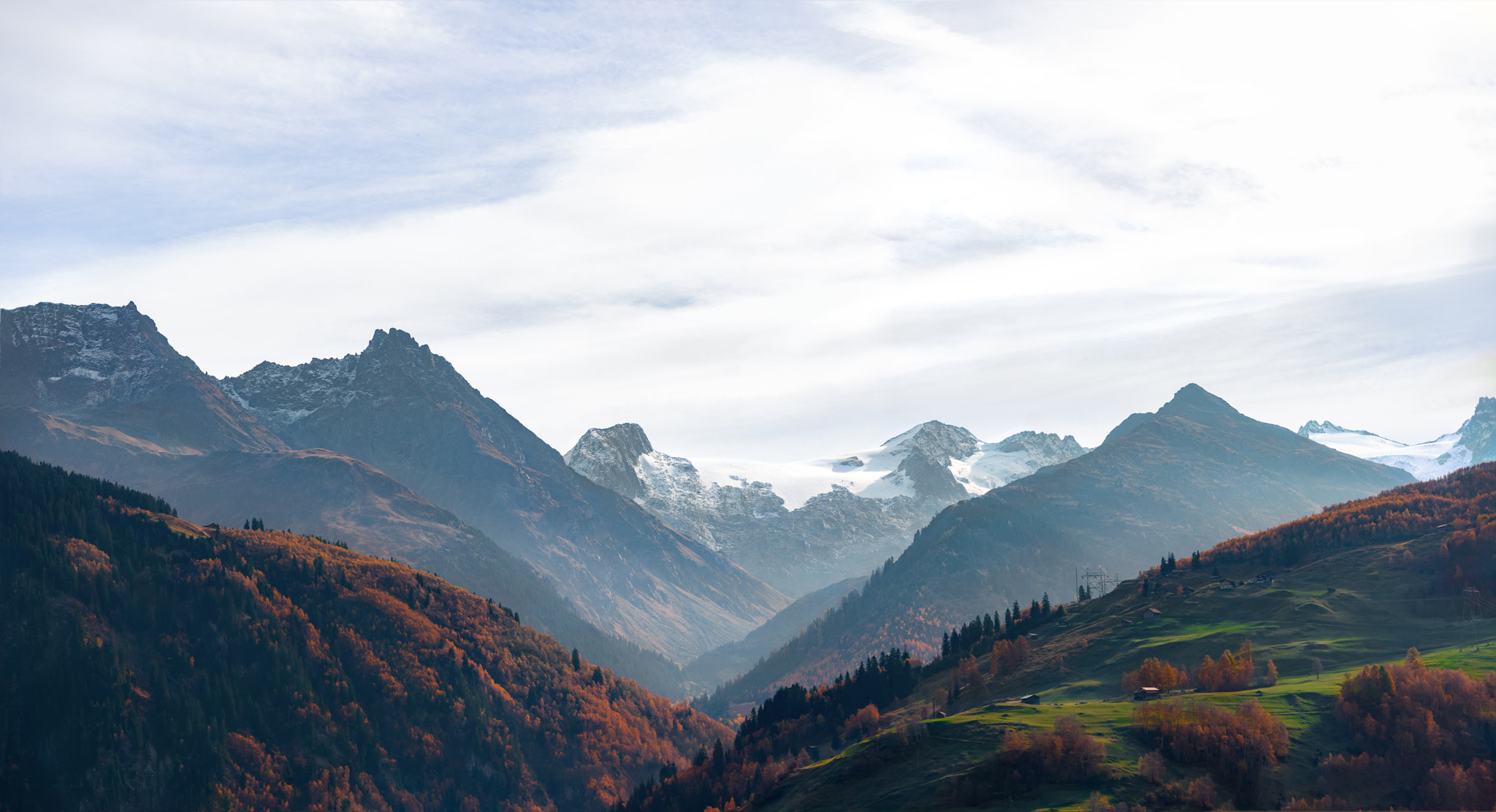Farbige Bergwelt