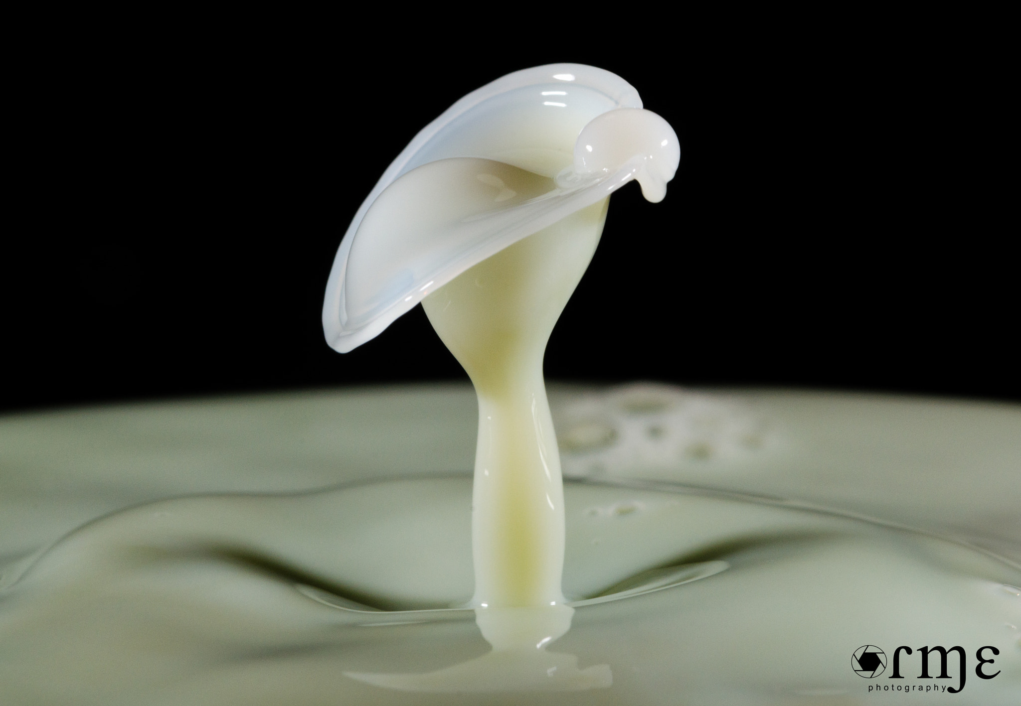 Nikon AF-S Micro-Nikkor 105mm F2.8G IF-ED VR sample photo. Splash drop milk 10 photography