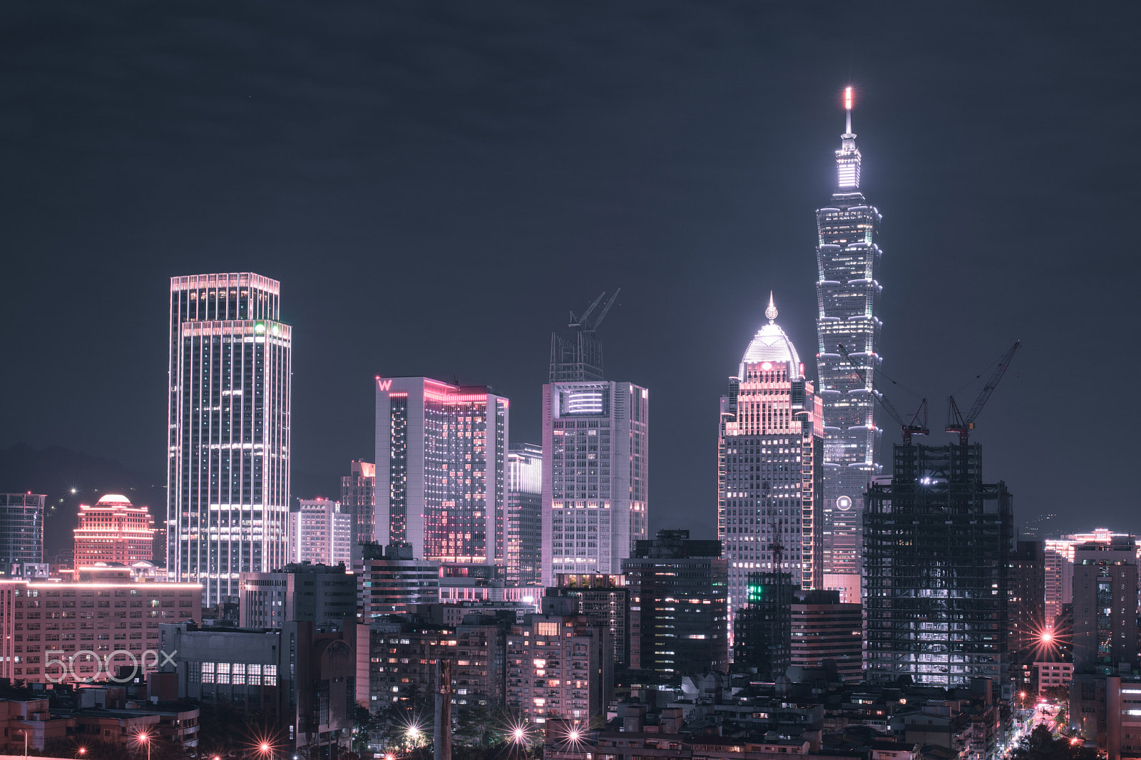 Sigma 35mm F1.4 DG HSM Art sample photo. Taipei nightscape photography