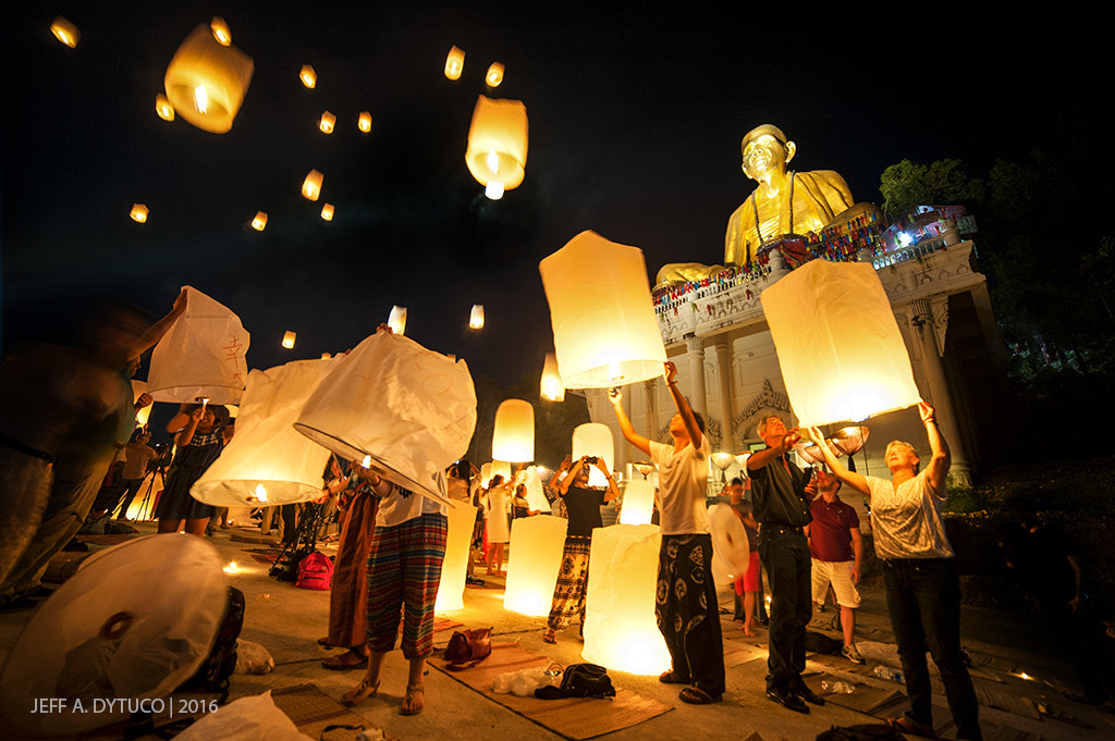 Samyang 14mm F2.8 ED AS IF UMC sample photo. Yi peng festival photography