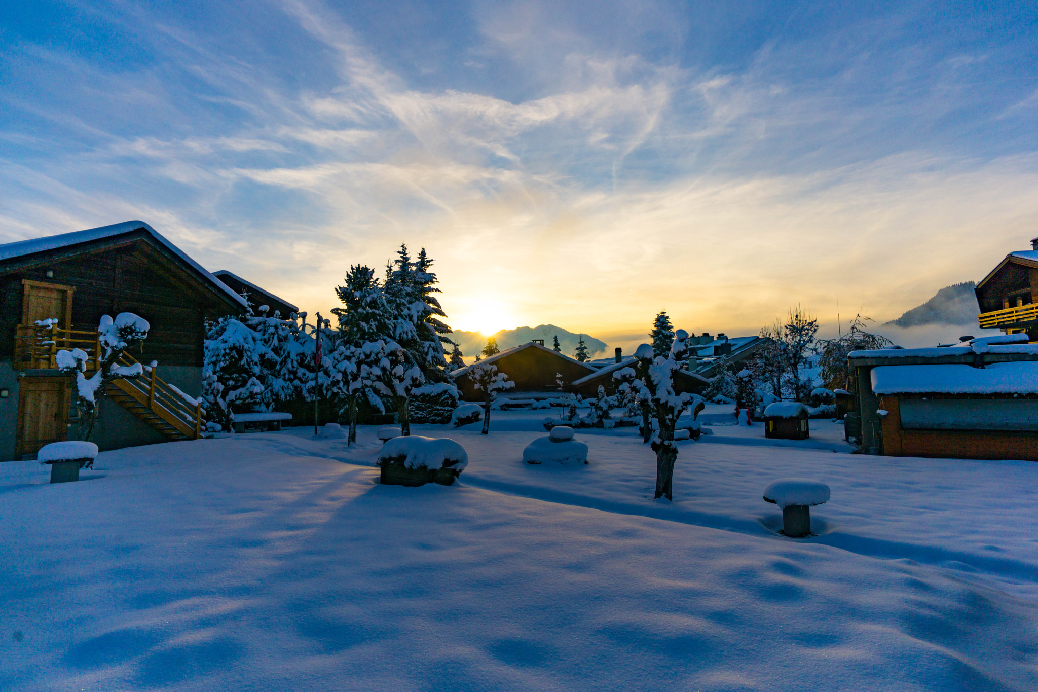 Sony a5100 sample photo. First snow of the season photography