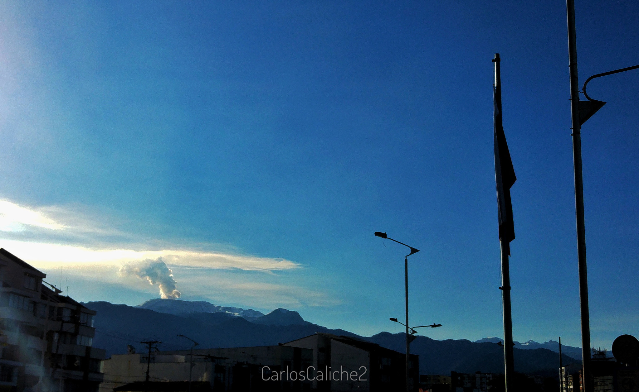 LG H815P sample photo. Despertar volcán / wake up  photography