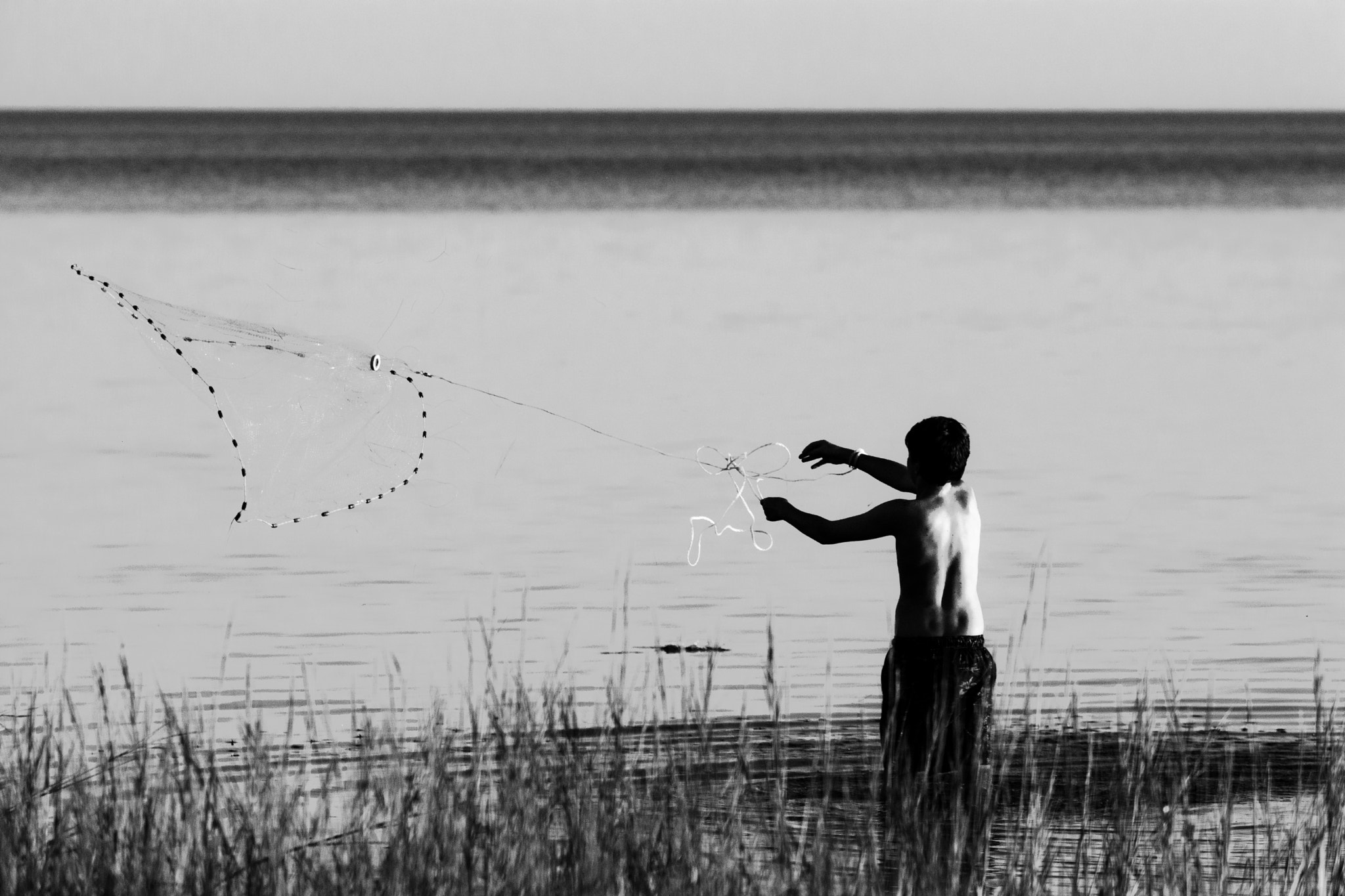 Nikon AF-S Nikkor 70-200mm F4G ED VR sample photo. Fishing photography