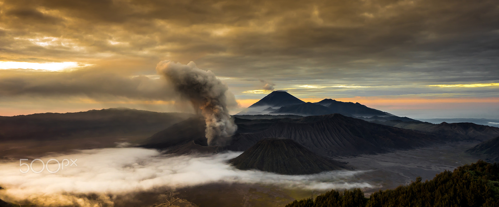 Sony a7R sample photo. The very beautiful view of volcanic mountain called mount bromo photography