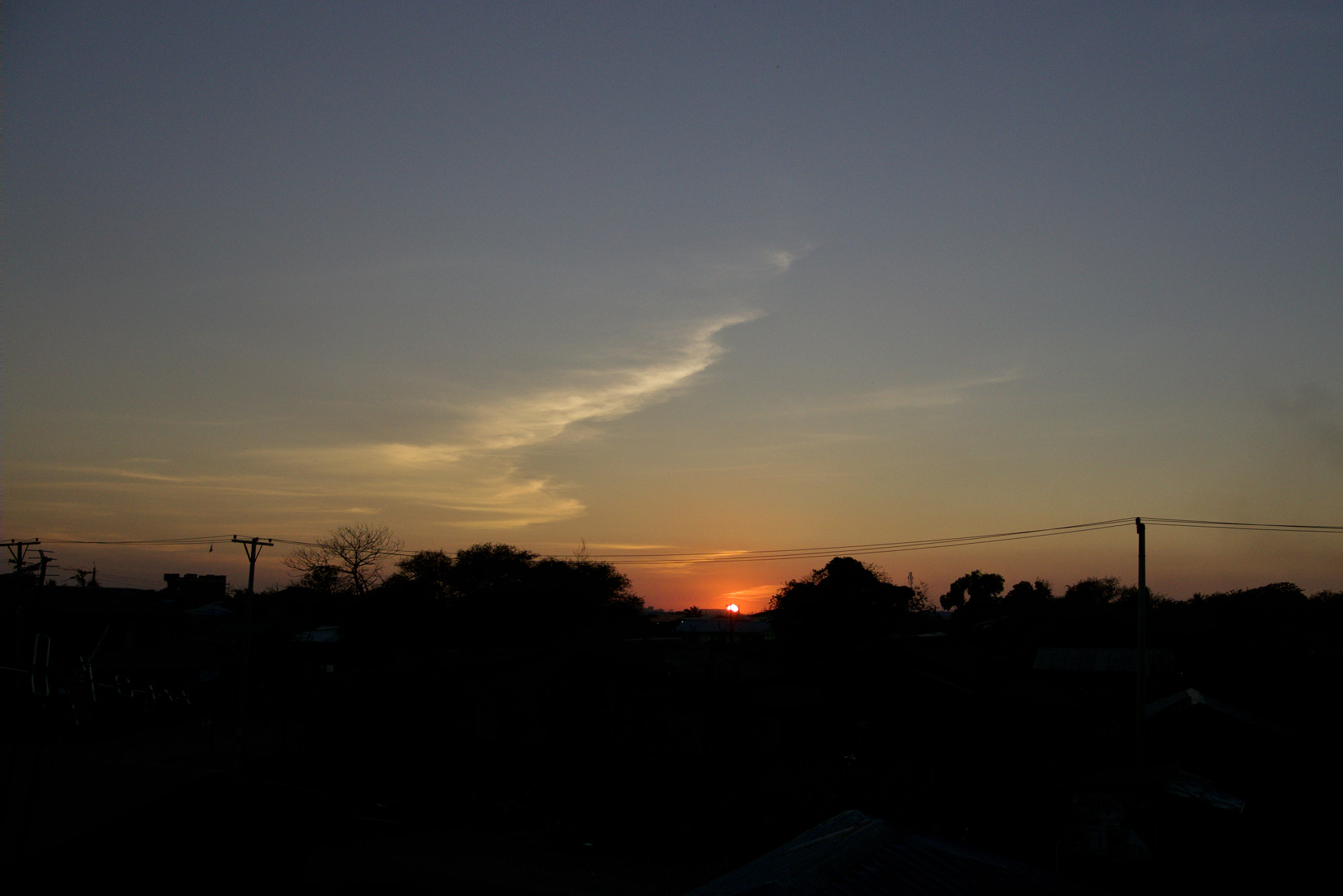XIAOYI M1 sample photo. Sunset photography