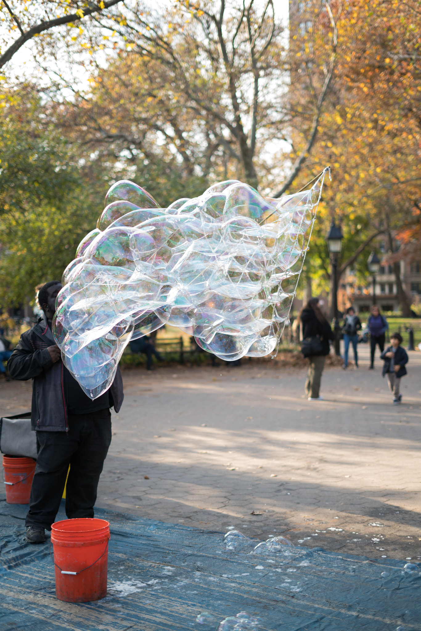 Sony a7R II + Sony FE 50mm F1.8 sample photo. Bubbles photography