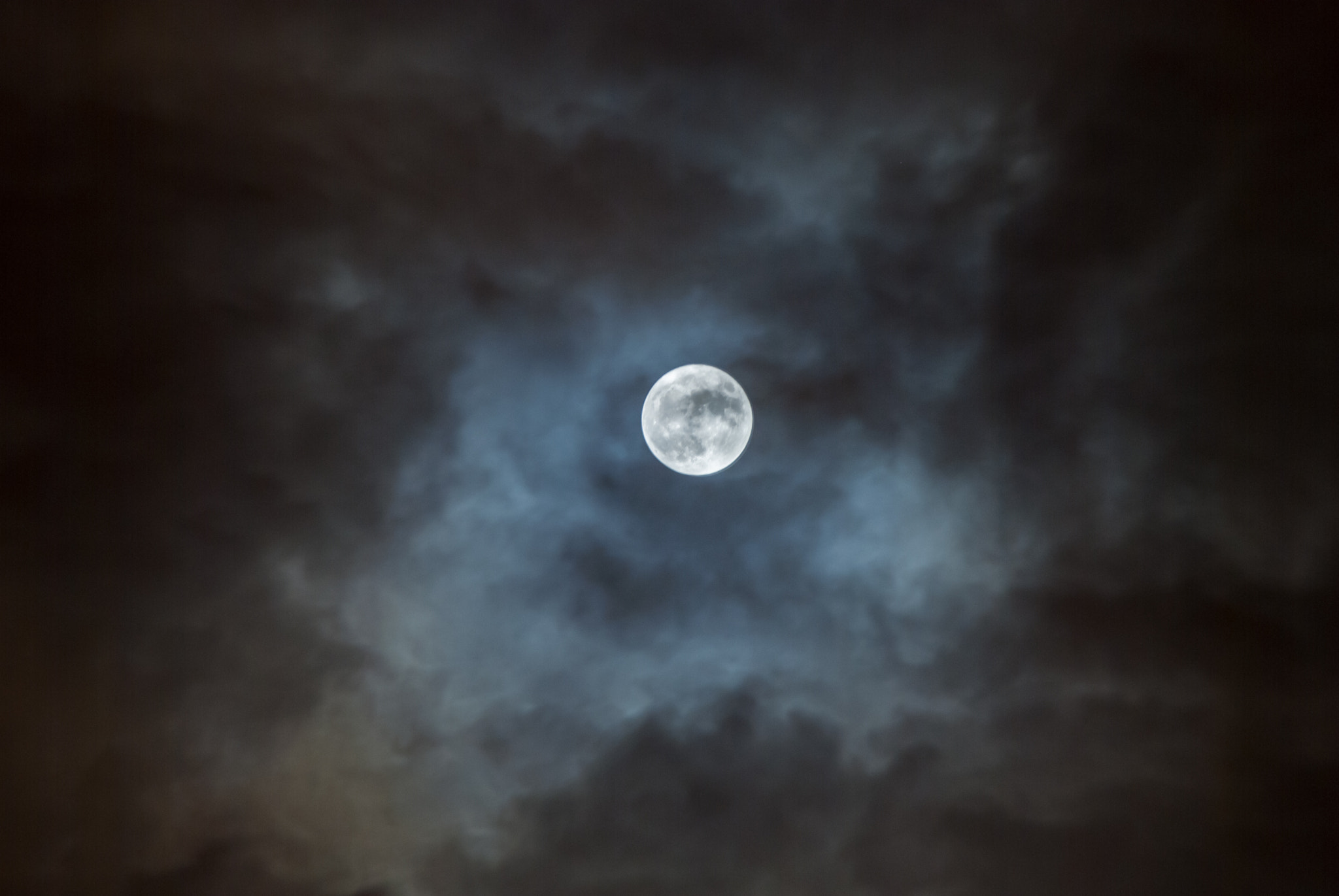 Nikon D40X sample photo. Full moon photography