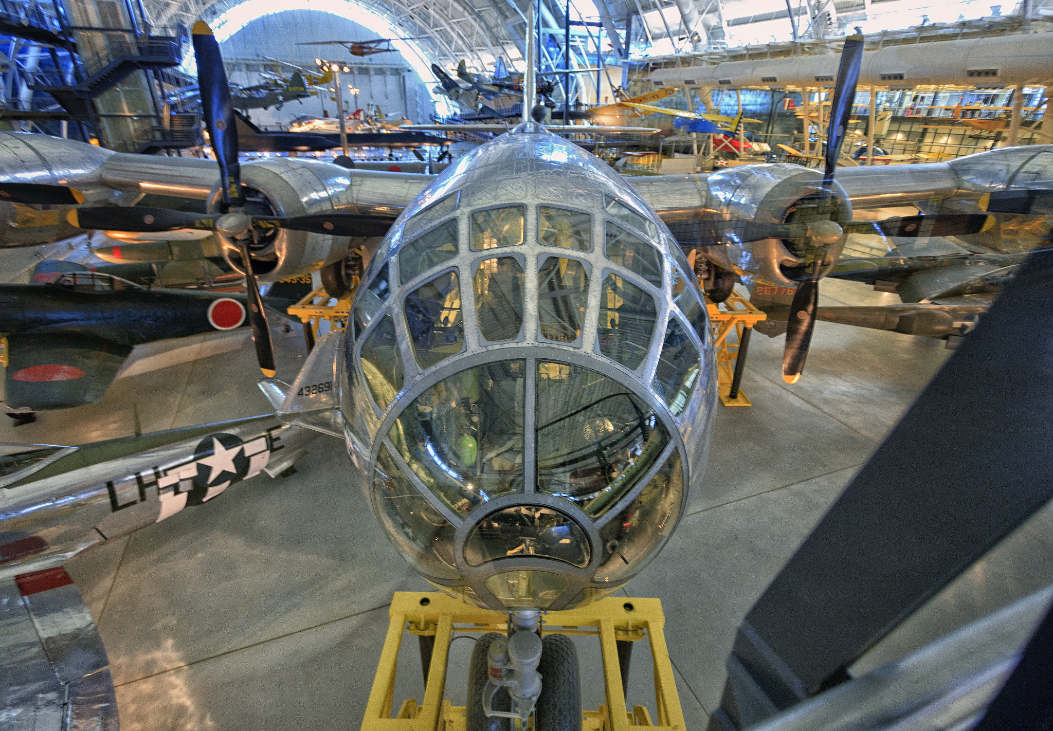 Canon EOS-1Ds Mark III sample photo. The enola gay - atomic bomb aircraft photography