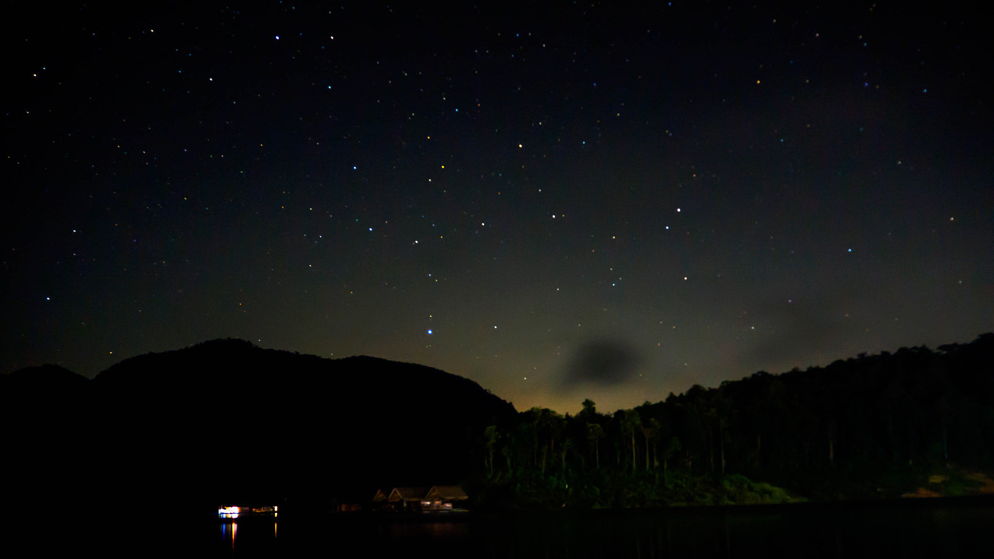 Olympus M.Zuiko Digital ED 14-42mm F3.5-5.6 EZ sample photo. Star shine photography