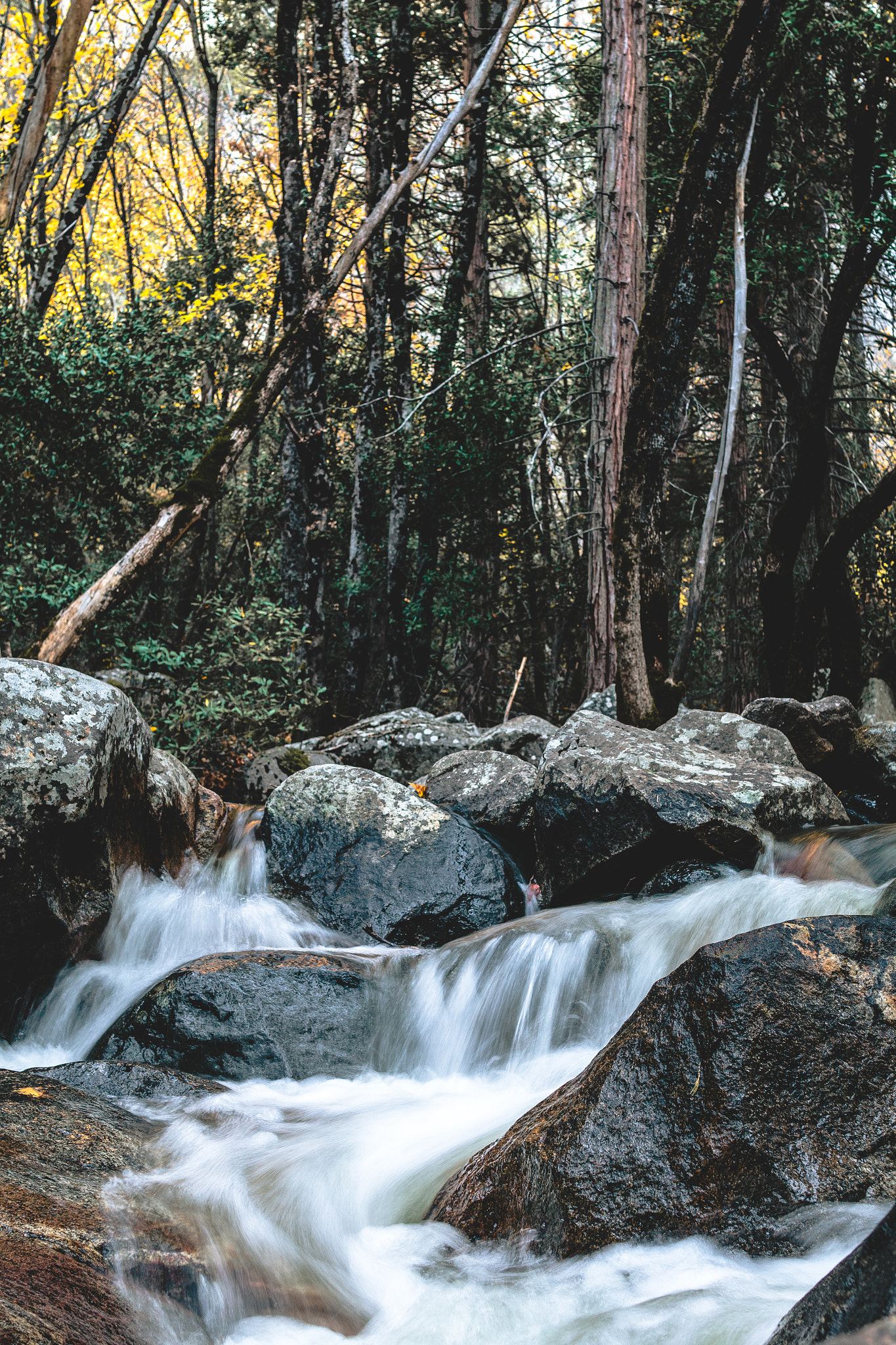 Sigma 30mm F1.4 EX DC HSM sample photo. Long exposure of stream in yosemite photography