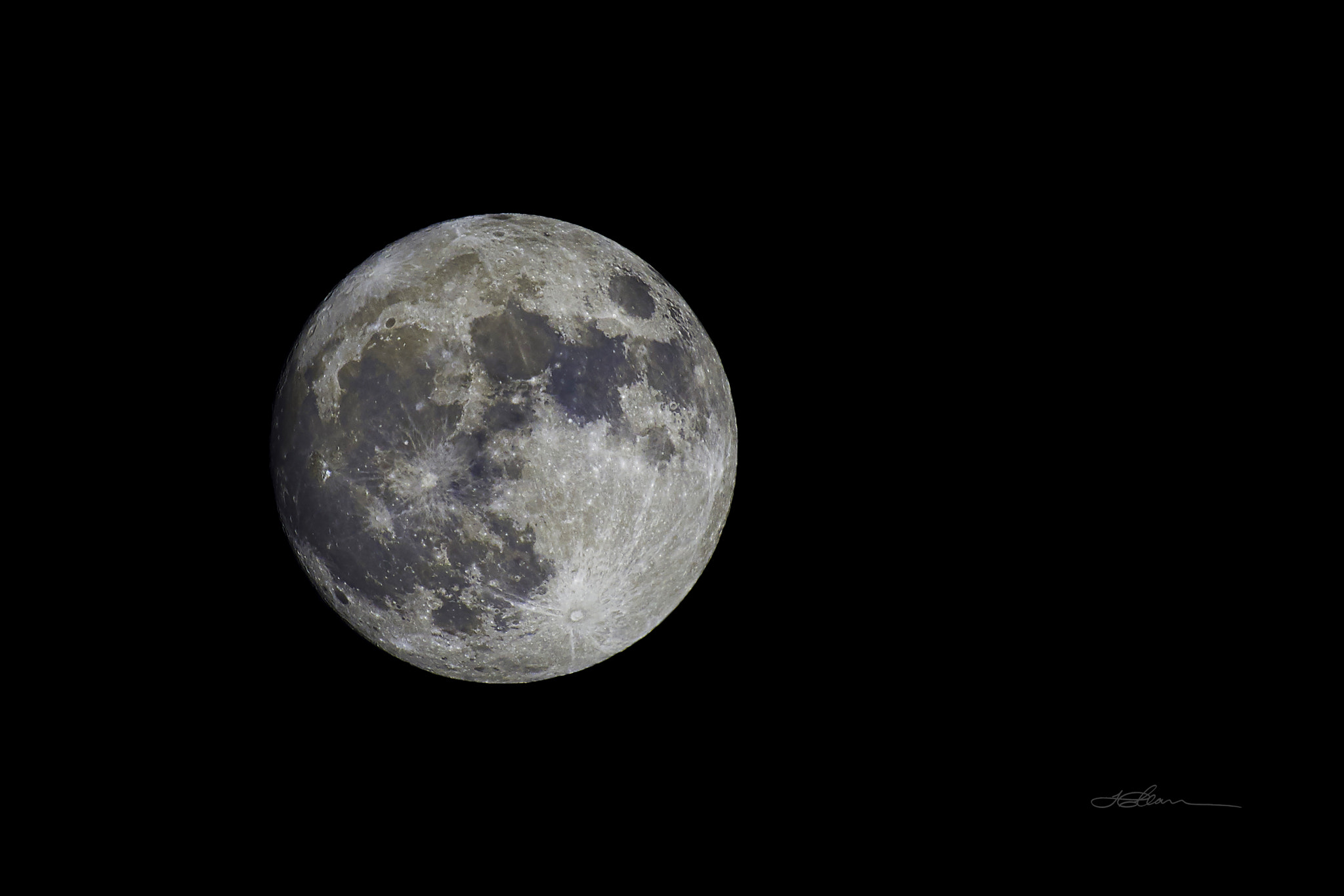 Nikon D800 sample photo. Color moon photography