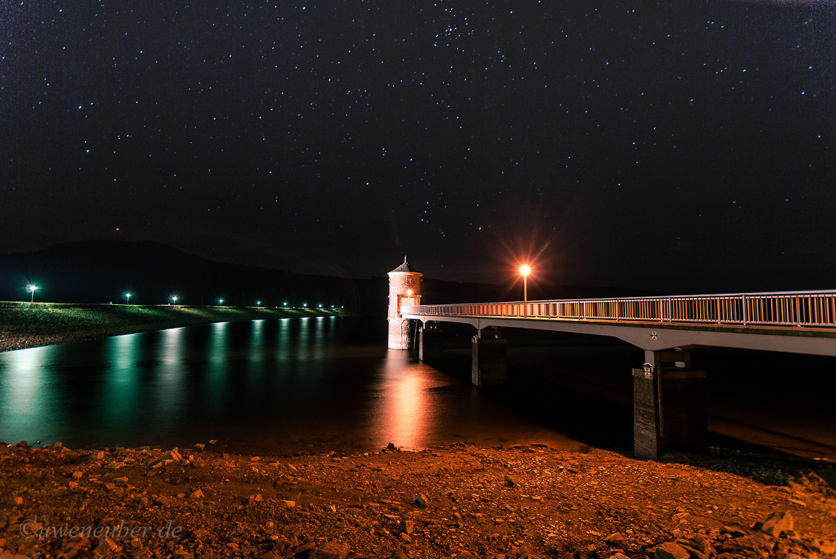 Pentax K10D + Sigma 10-20mm F3.5 EX DC HSM sample photo. Stars and water photography
