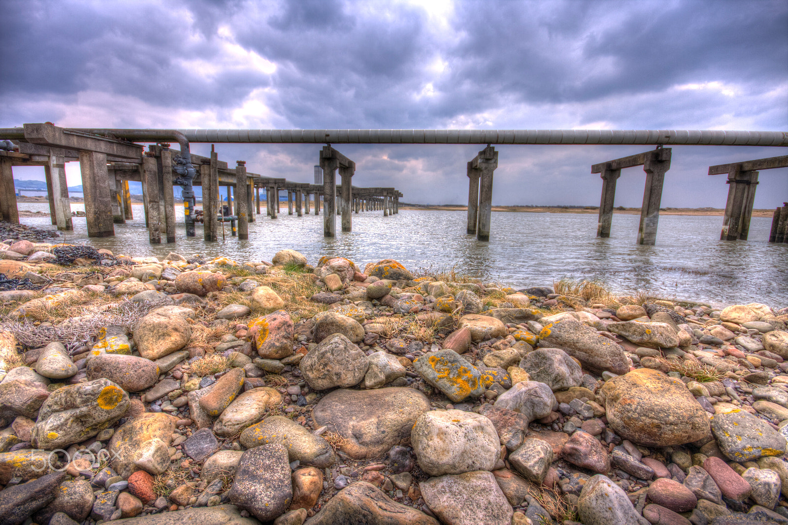 Canon EOS 40D + Sigma 10-20mm F4-5.6 EX DC HSM sample photo. Briton ferry pipeline photography