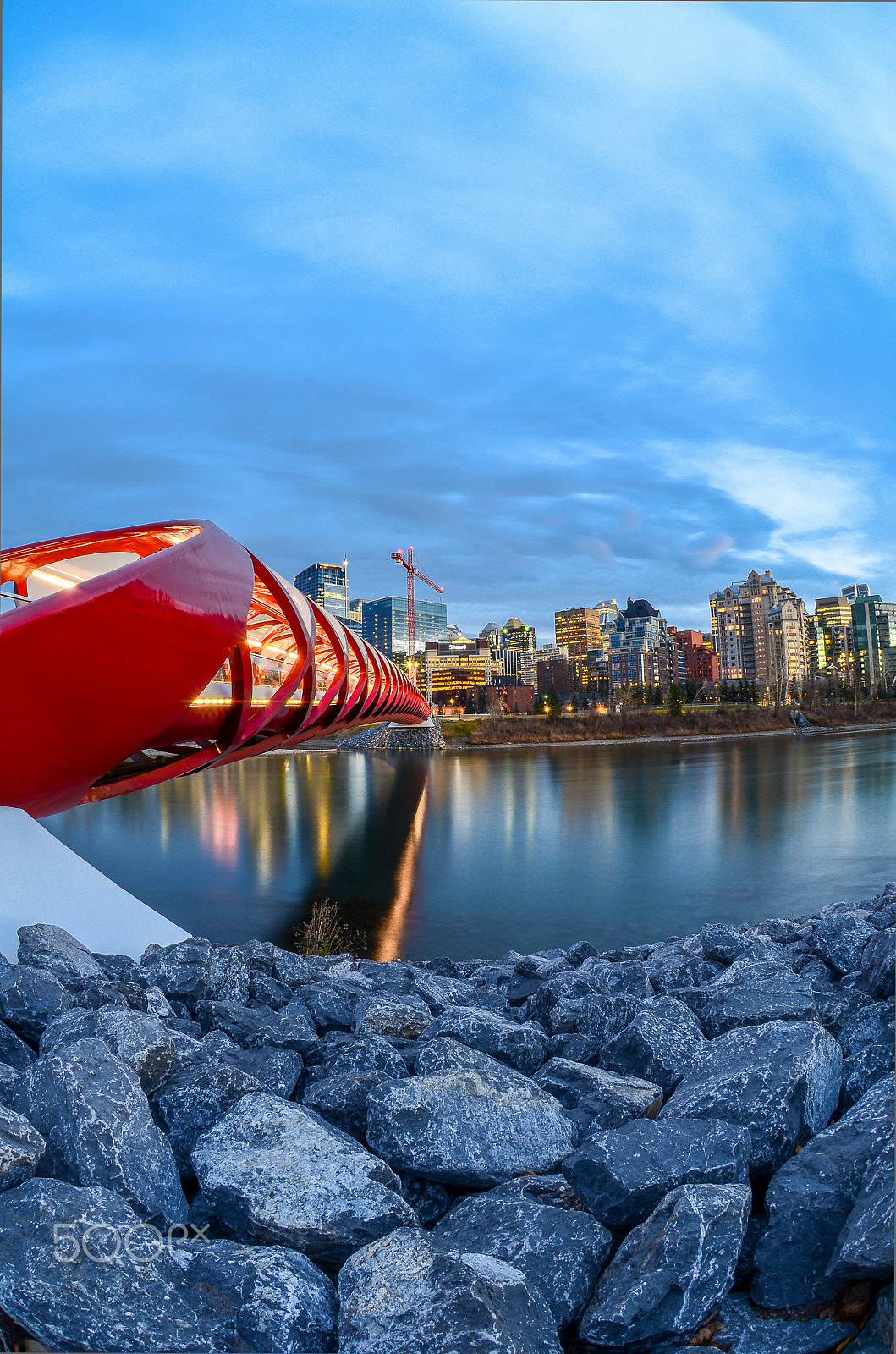 Nikon AF DX Fisheye-Nikkor 10.5mm F2.8G ED sample photo. Peace bridge photography