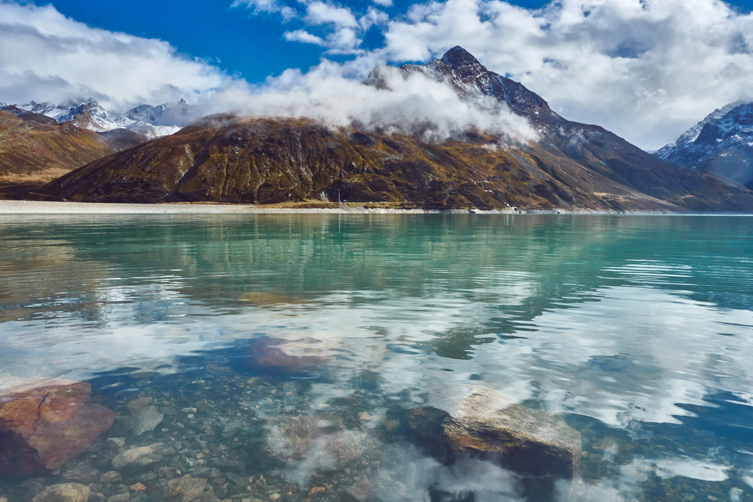 Olympus PEN-F sample photo. Silvretta lake photography