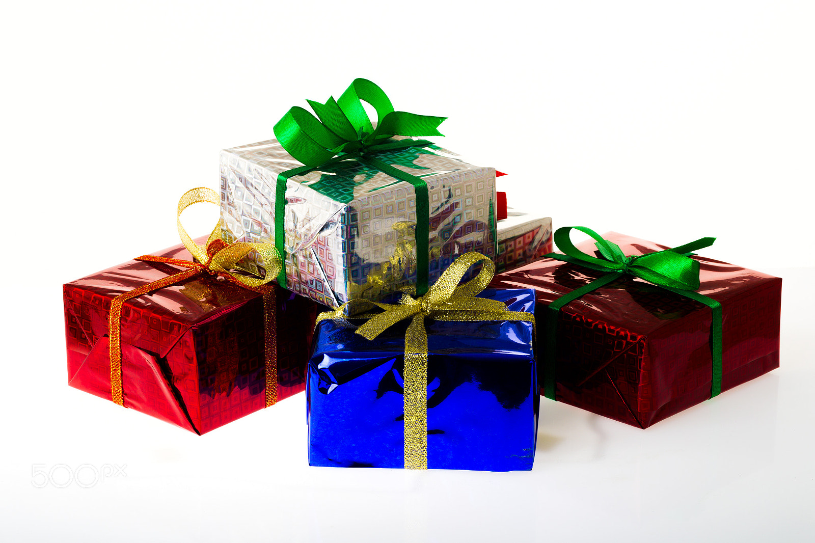 Canon EOS-1D Mark IV sample photo. Multi-colored gift boxes on white background photography