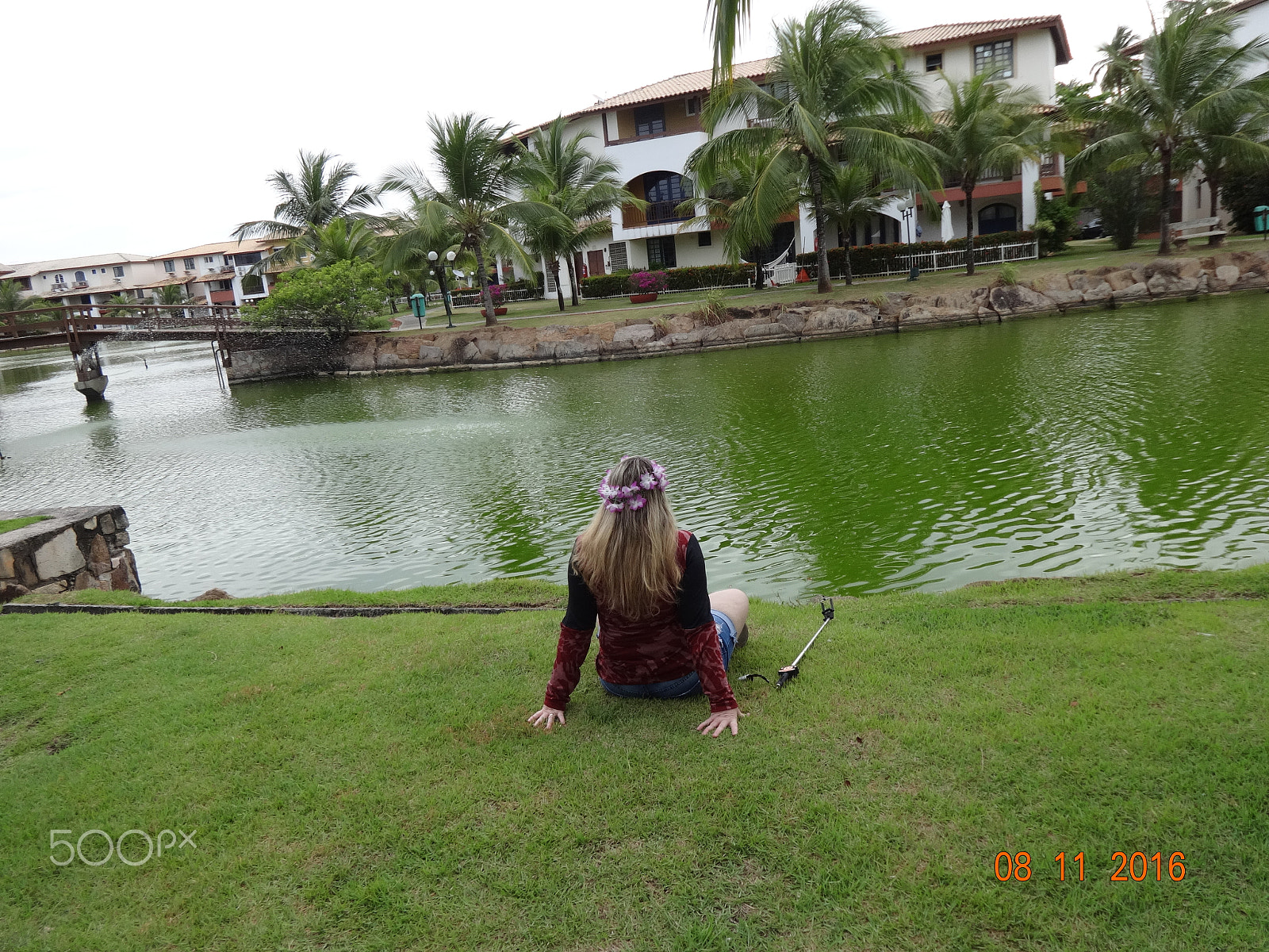 Sony Cyber-shot DSC-WX80 sample photo. River with woman photography