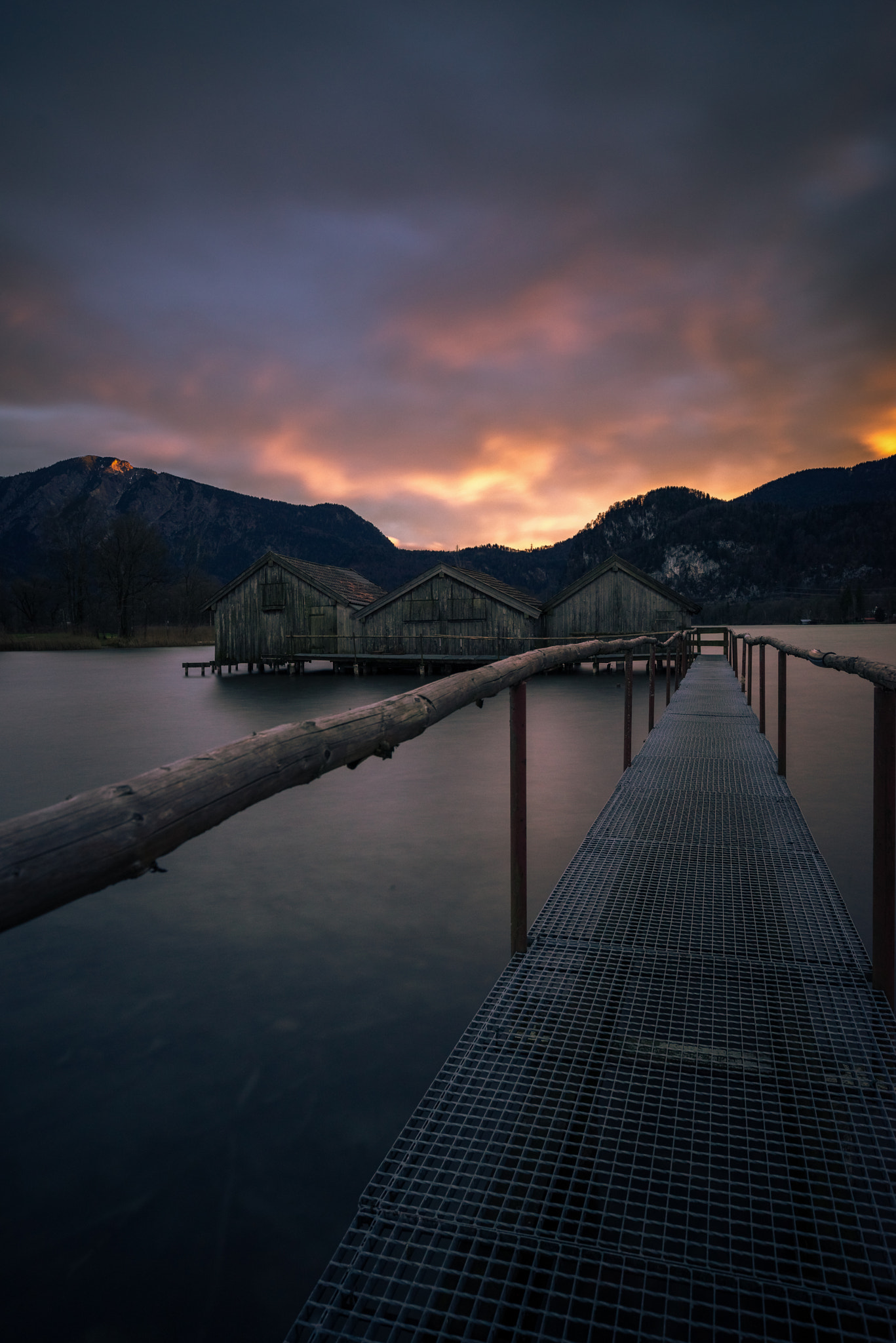 Sony a7R sample photo. Beautiful sunset on a cloudy evening in bavaria. photography