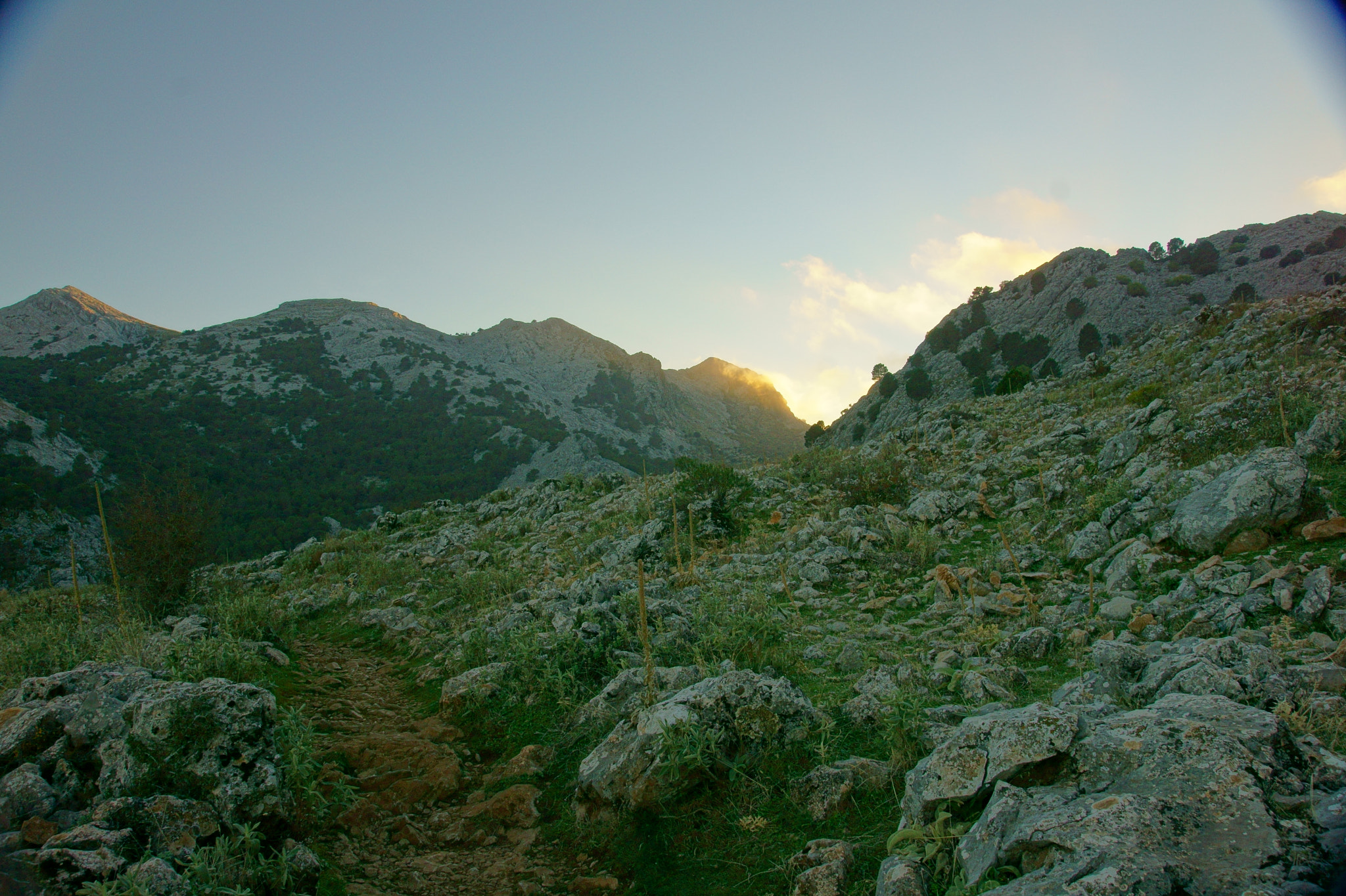 Sony DT 16-105mm F3.5-5.6 sample photo. Sunset in grazalema photography