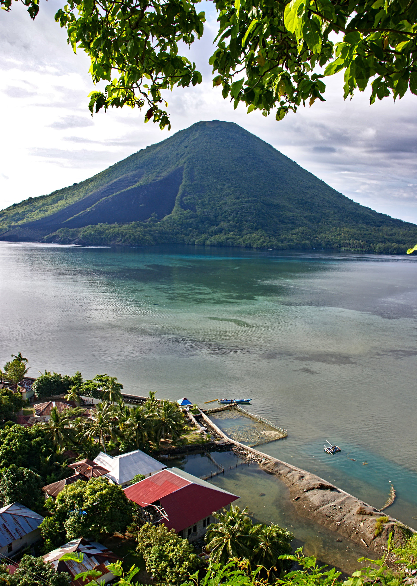 Sony Alpha DSLR-A350 sample photo. Lonthoir and gunung api, pulau banda/ indonesia, may 25 2016 photography