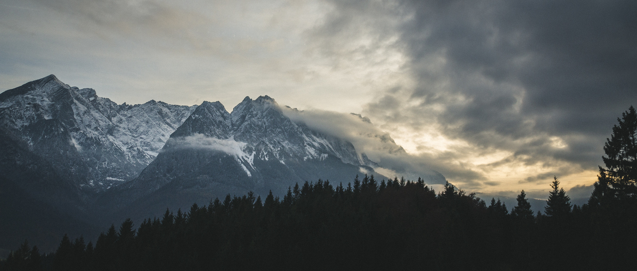 Canon EOS 60D sample photo. Zugspitze massif. photography