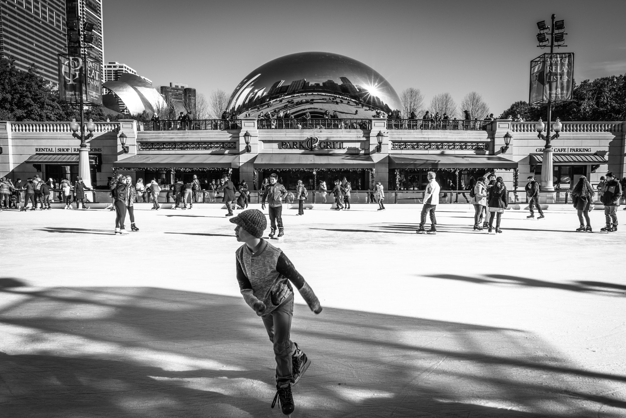 Nikon AF Nikkor 24mm F2.8D sample photo. The rink is open photography