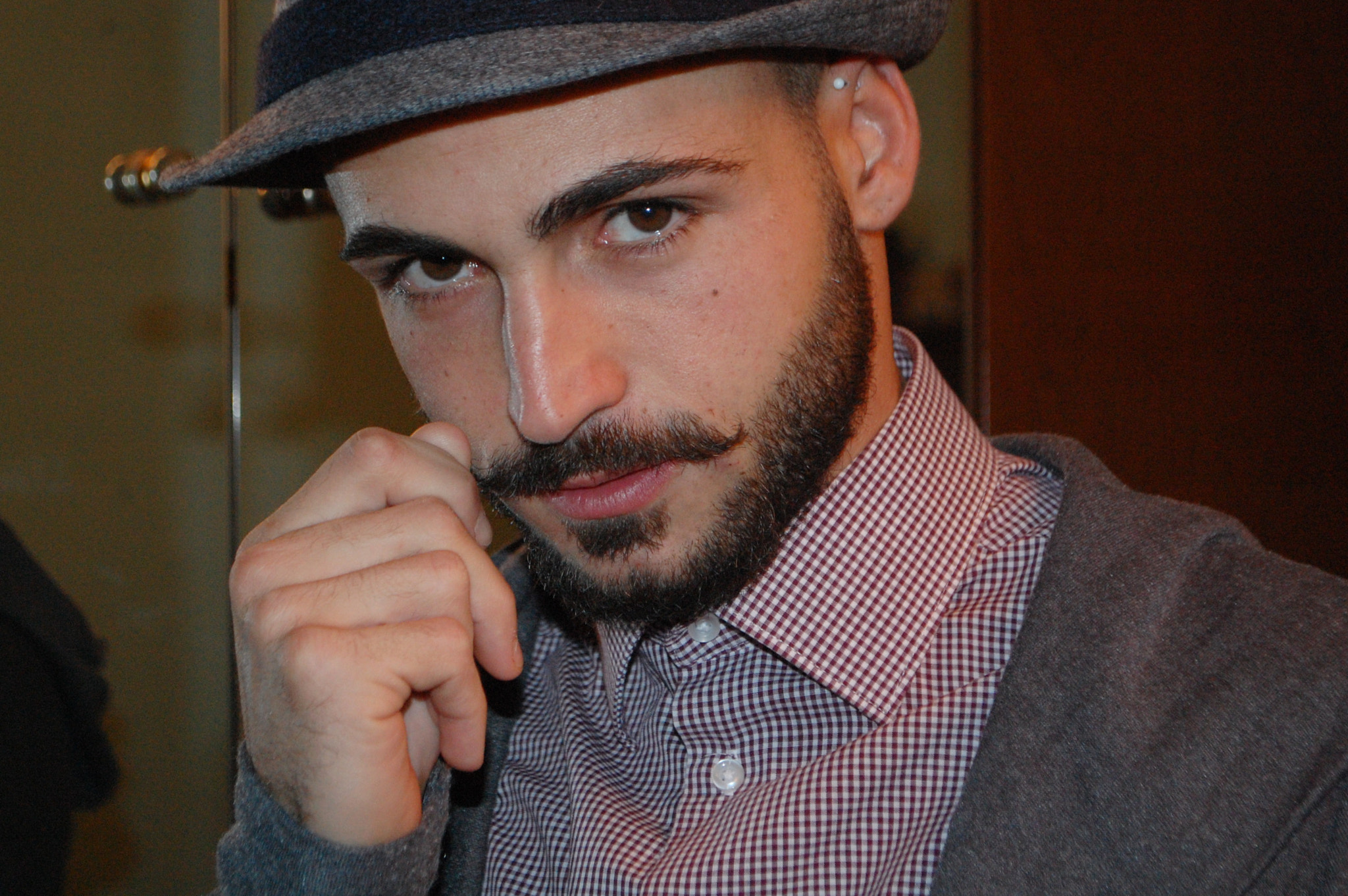 Nikon D40 sample photo. Serious guy photography