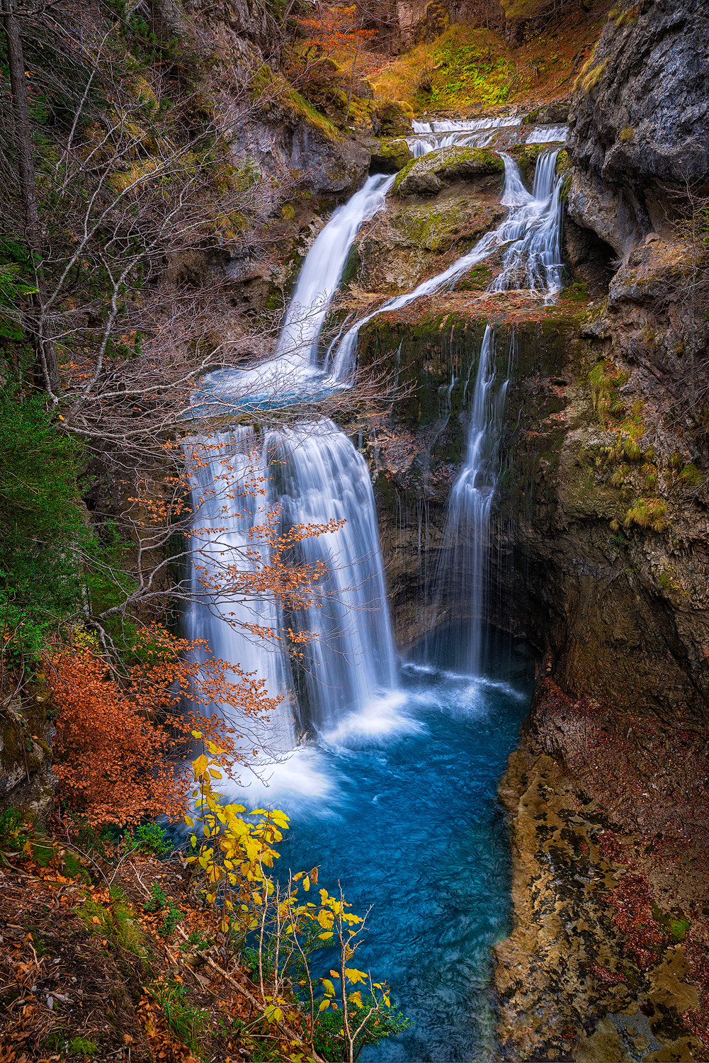 Nikon D800E sample photo. Waterfall in ordesa photography