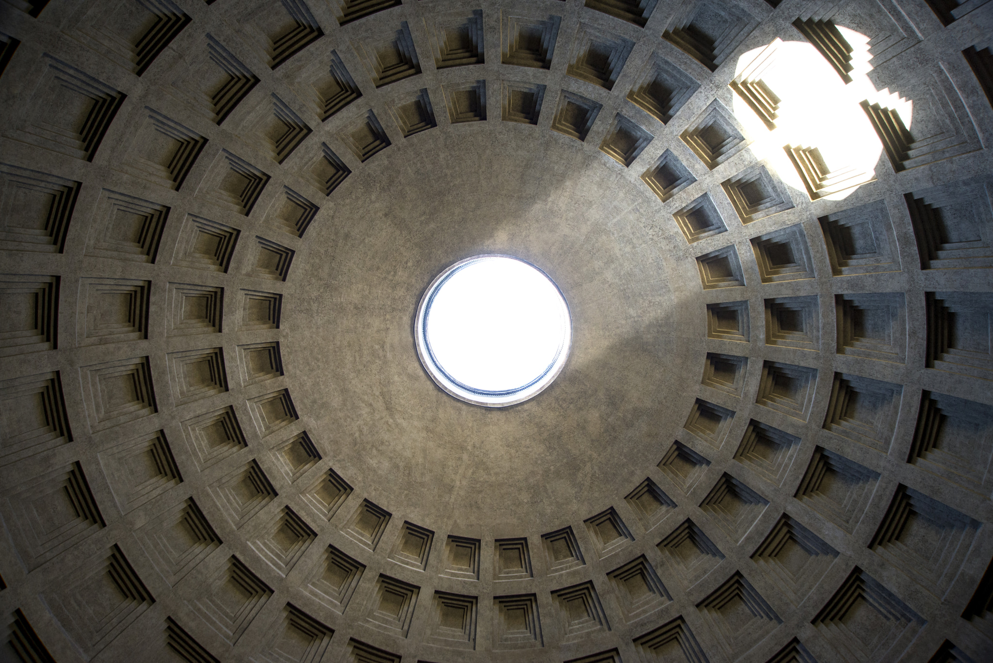 Nikon AF Nikkor 24-85mm F2.8-4D IF sample photo. Panteon in sunlight - rome photography