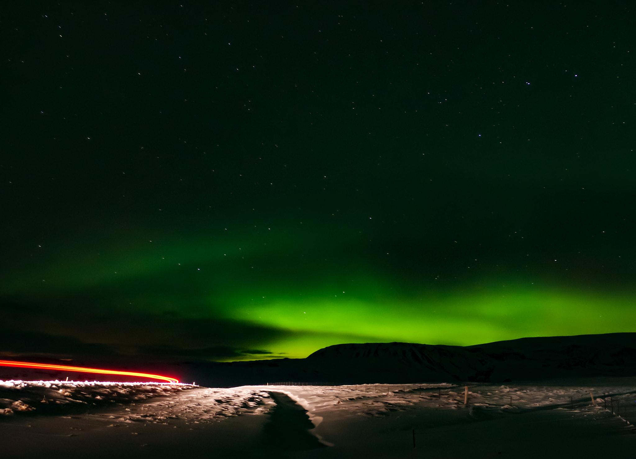 Pentax smc DA 16-45mm F4 ED AL sample photo. Northern lights painting photography