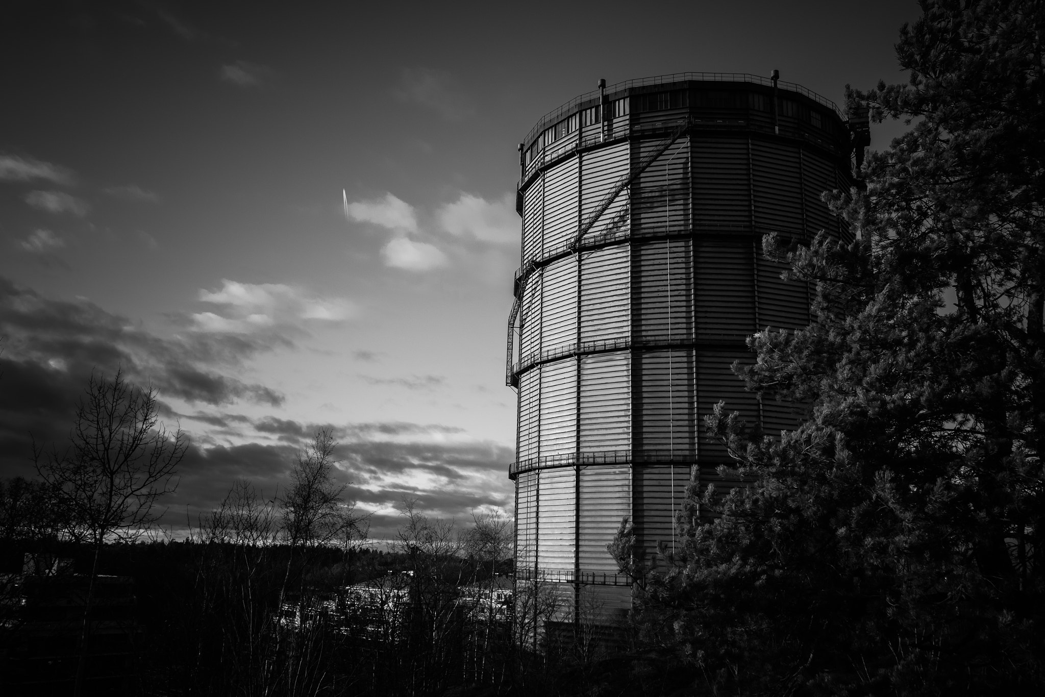 Canon EOS M3 + Canon EF-S 17-55mm F2.8 IS USM sample photo. Stockholm - the old gas-holder photography