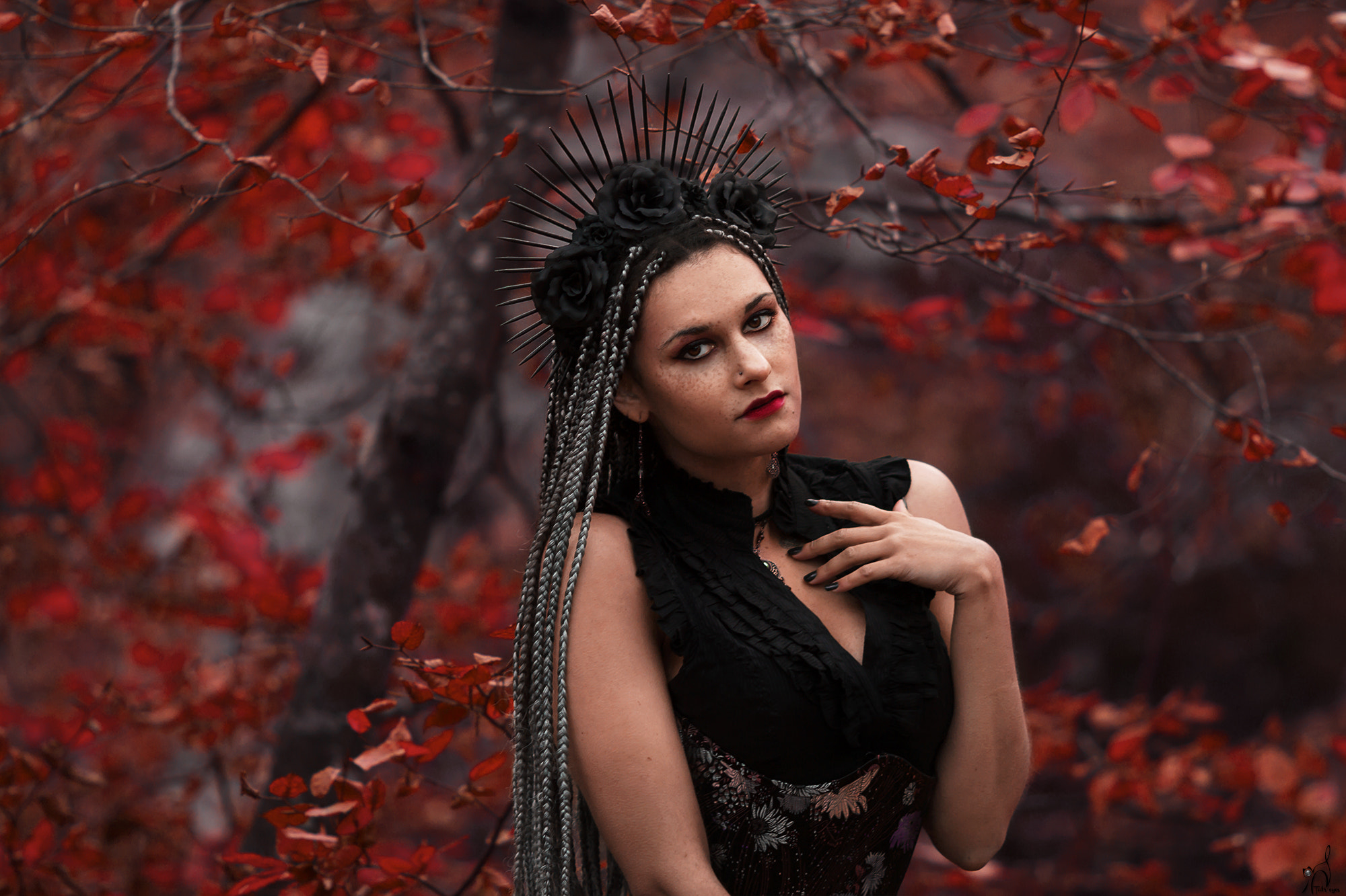 Canon EOS 7D + Canon EF 135mm F2L USM sample photo. Dark goddess photography