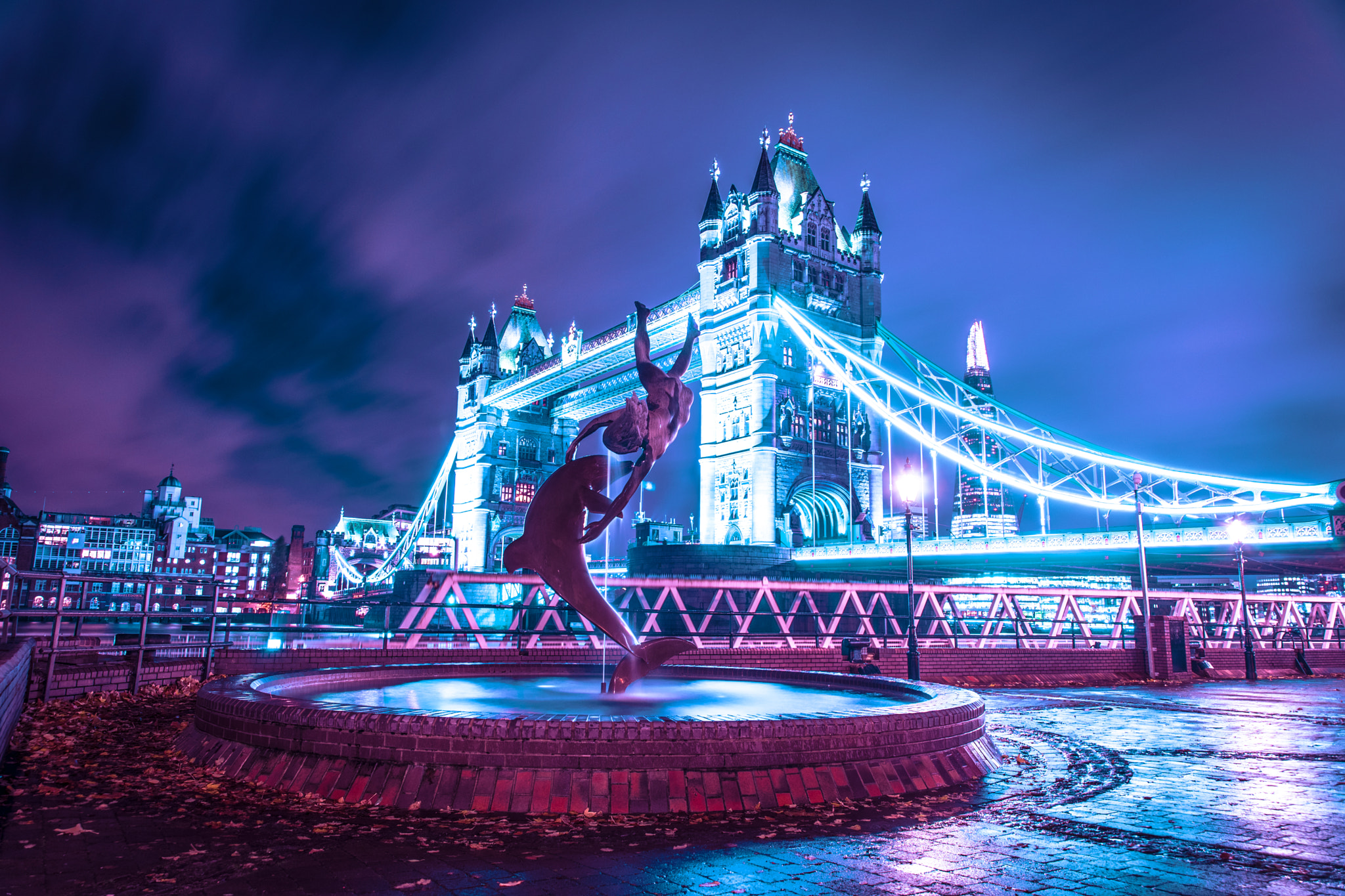 Sony a7 + Tamron SP 24-70mm F2.8 Di VC USD sample photo. Tower bridge - recolour photography