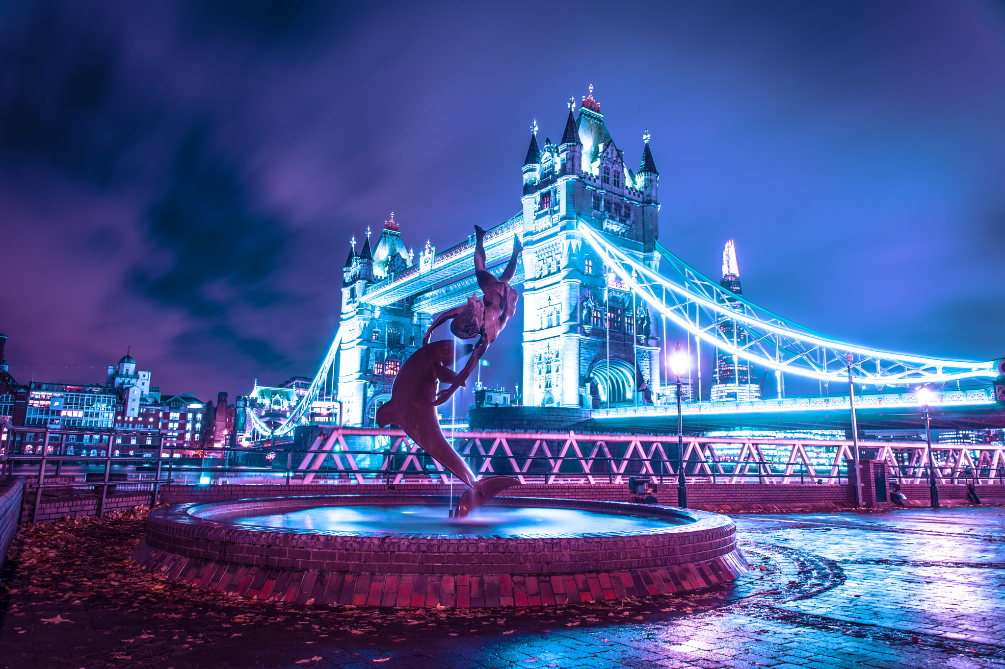 Sony a7 sample photo. Tower bridge - recolour photography