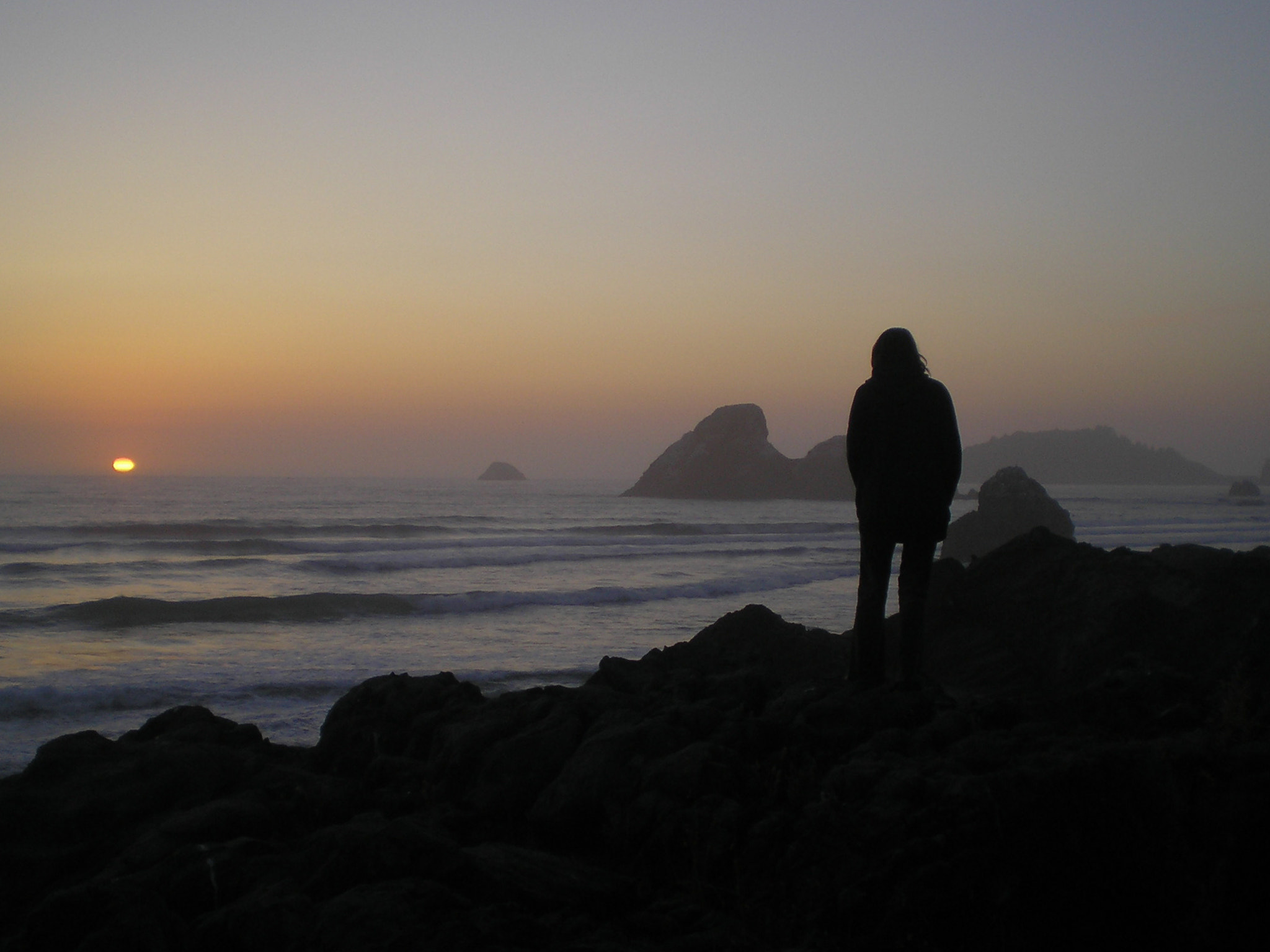 Olympus FE-130,X-720 sample photo. Moonstone sunset photography