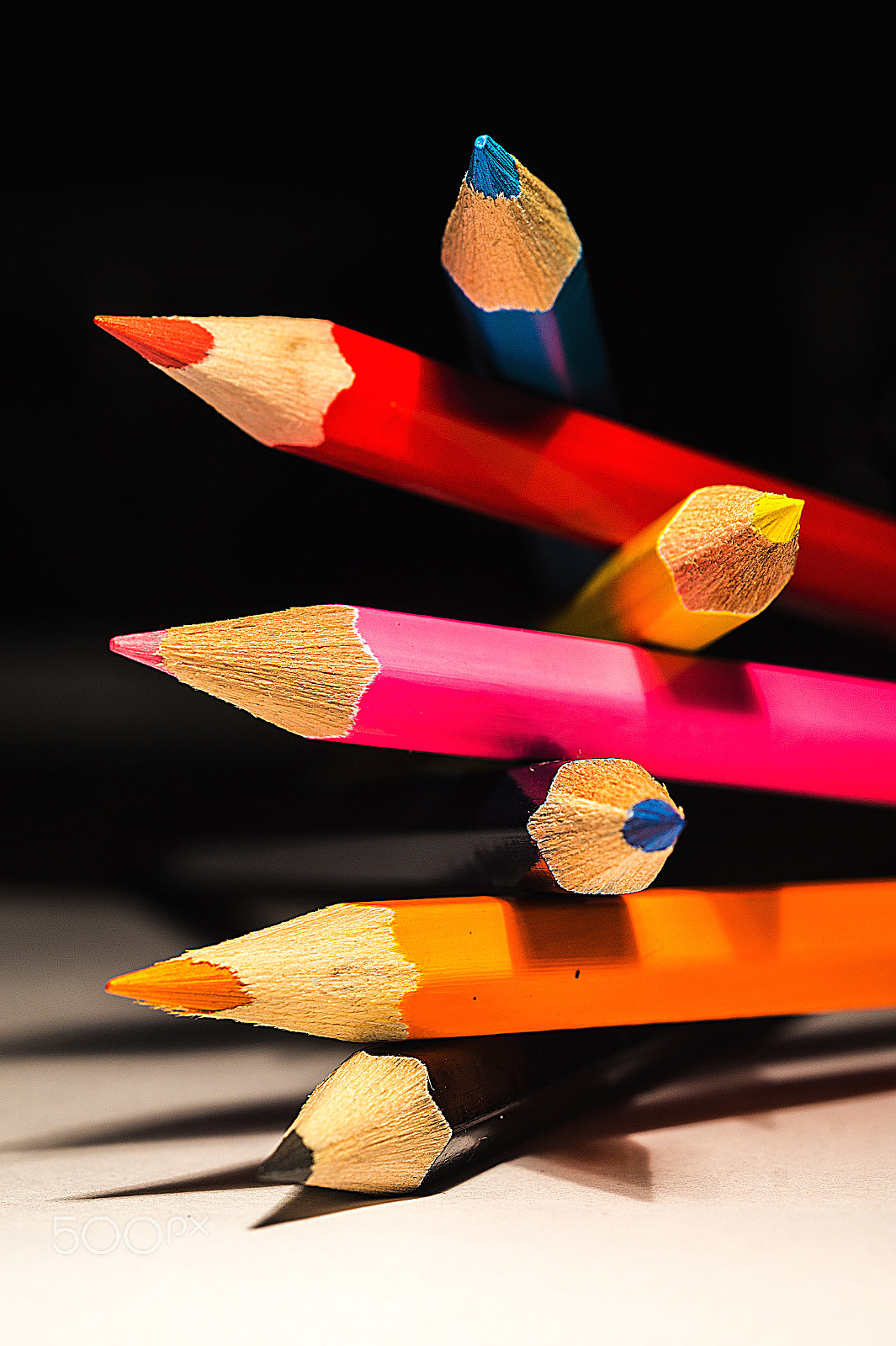 Sony SLT-A58 + MACRO 50mm F2.8 sample photo. Colored pencils photography