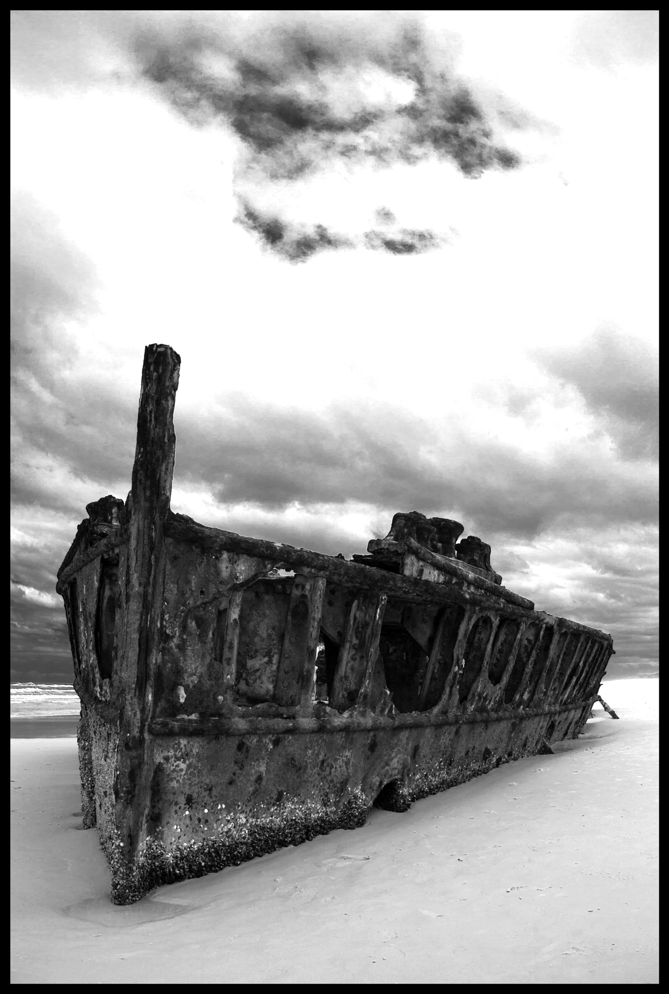 Canon EOS 5D Mark II + Canon EF 28-200mm F3.5-5.6 USM sample photo. Maheno shipwreck photography