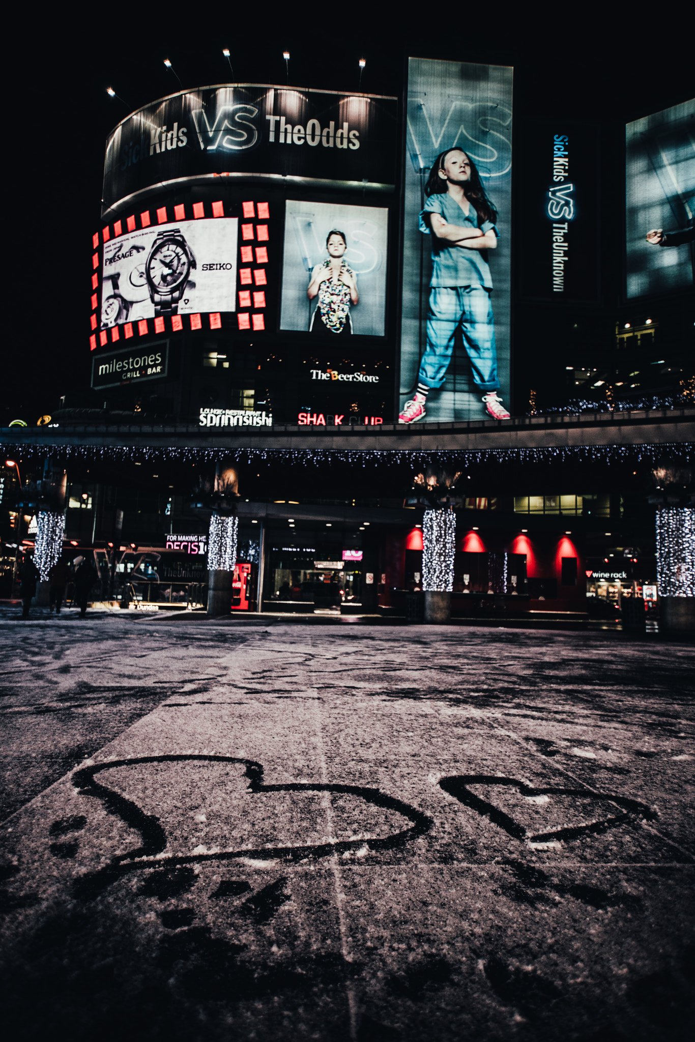 Sony a7R II + Sigma 10-20mm F3.5 EX DC HSM sample photo. Toronto's first snowfall photography