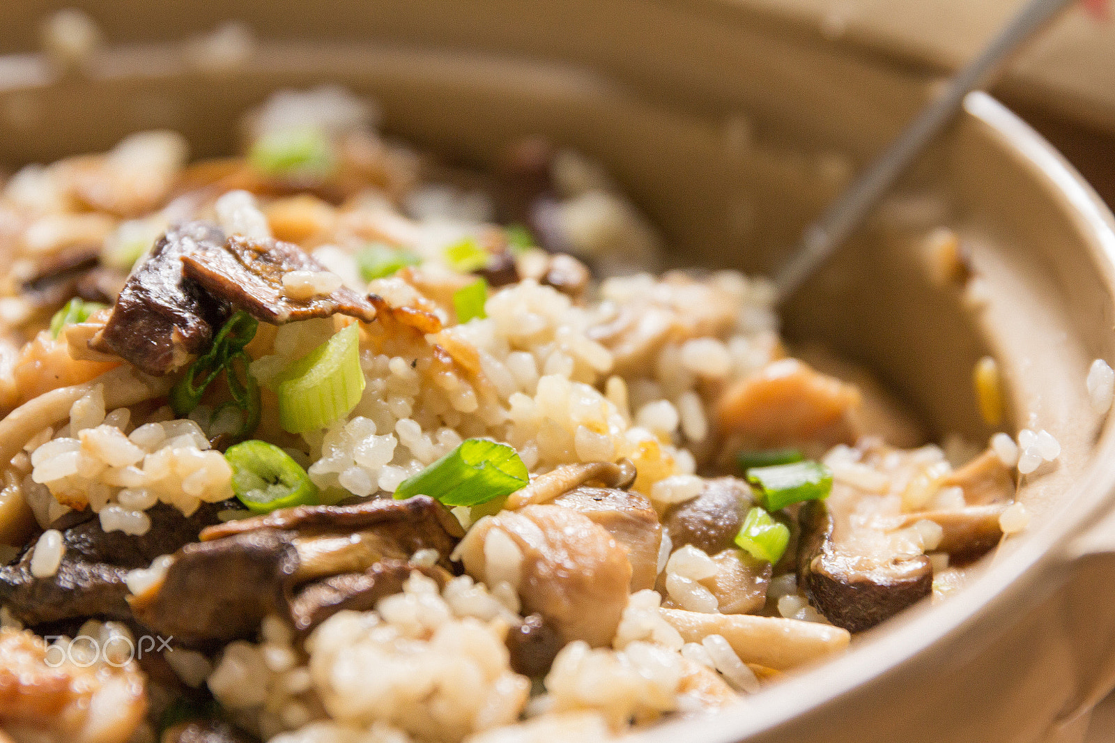 Canon EOS 60D sample photo. Mushrooms and chicken casserole rice photography