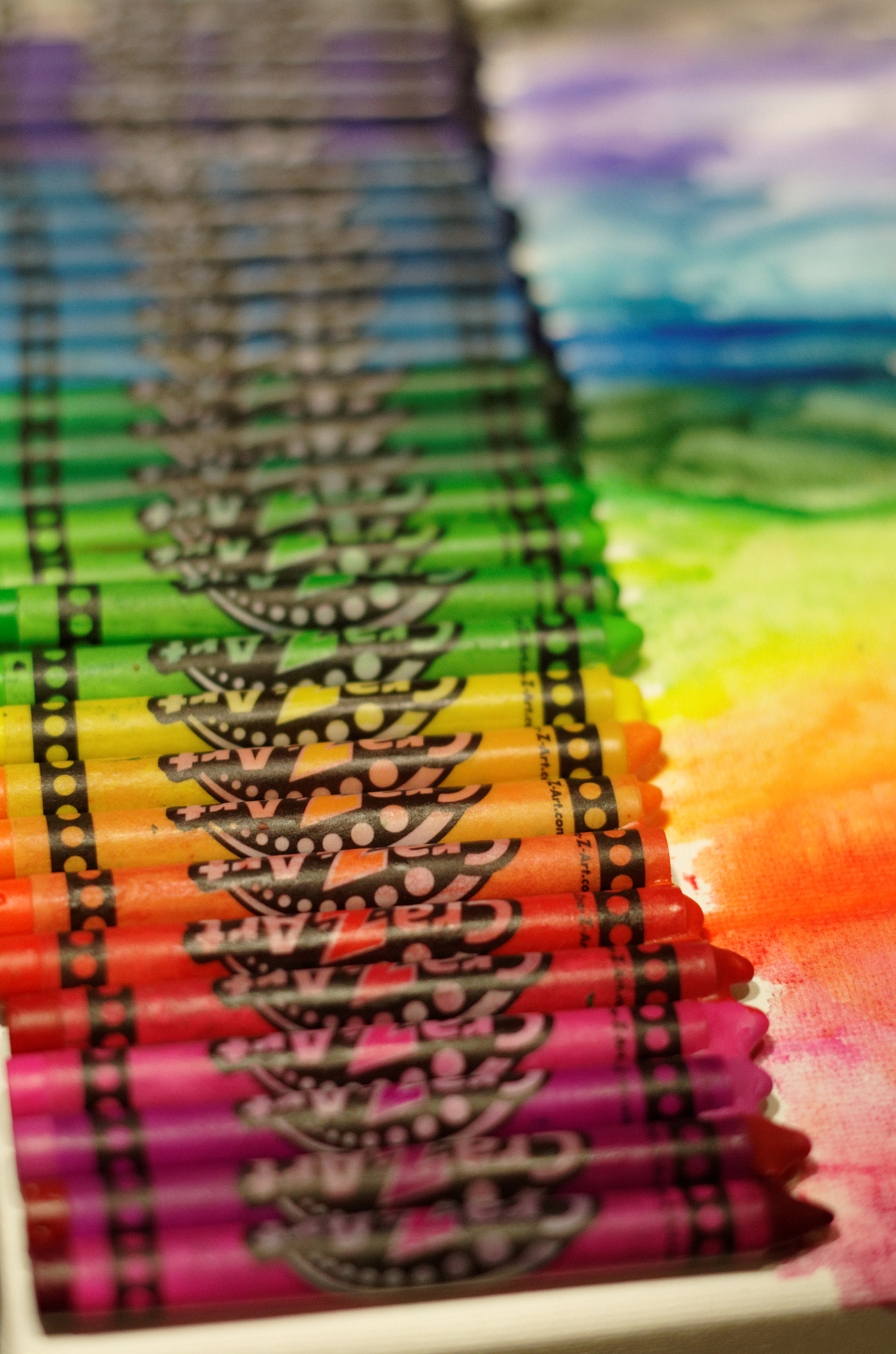 Pentax K-50 + Pentax smc DA 50mm F1.8 sample photo. Crayon art. photography