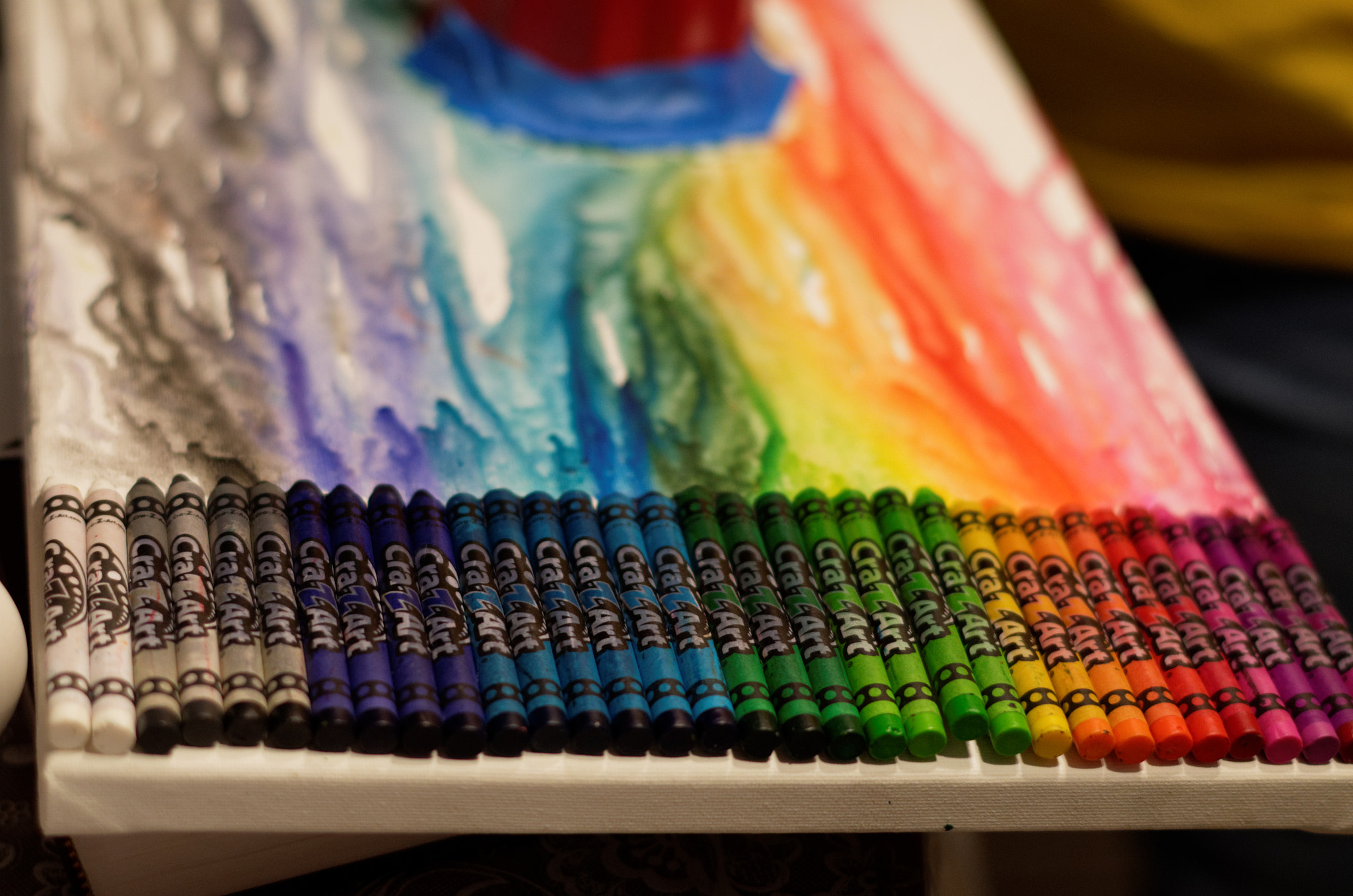 Pentax K-50 + Pentax smc DA 50mm F1.8 sample photo. Crayon art. photography