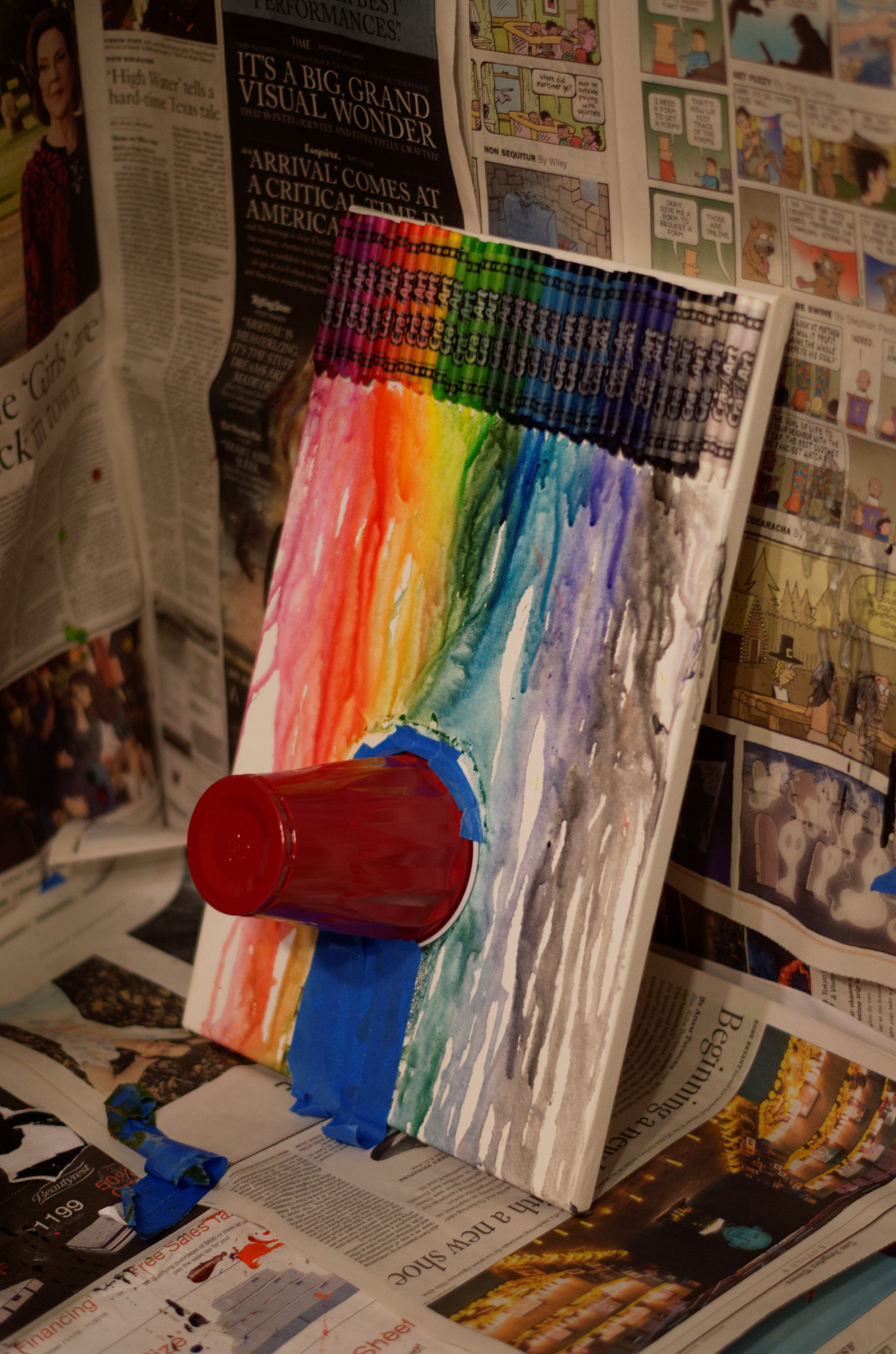 Pentax K-50 + Pentax smc DA 50mm F1.8 sample photo. Crayon art. photography