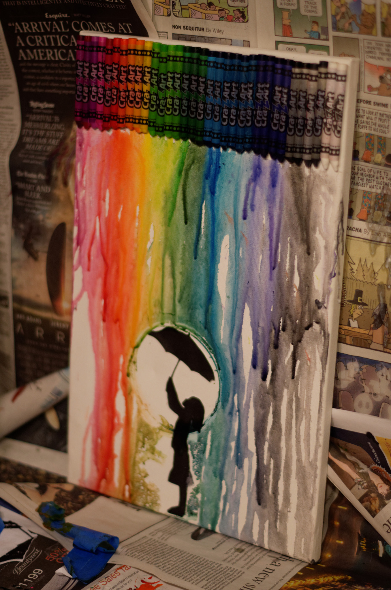 Pentax K-50 + Pentax smc DA 50mm F1.8 sample photo. Crayon art. photography