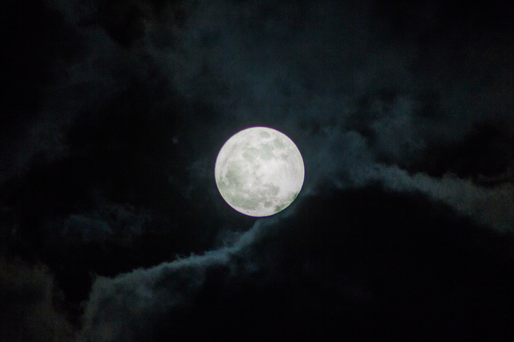 Canon EF 75-300mm f/4-5.6 USM sample photo. Super monn photography