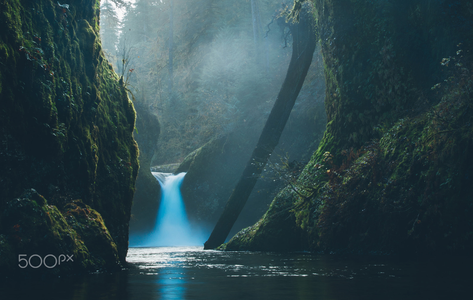 Canon EF 35mm F1.4L II USM sample photo. Punch bowl falls, oregon photography