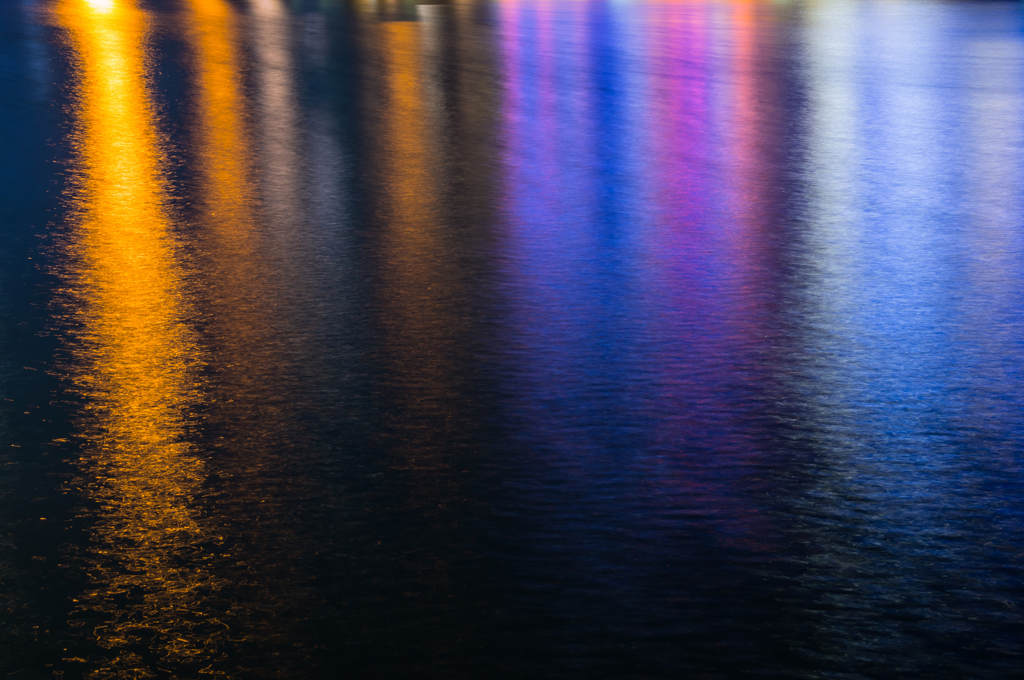 Sony SLT-A57 + Tamron AF 28-105mm F4-5.6 [IF] sample photo. Melbourne lights in the yarra river photography
