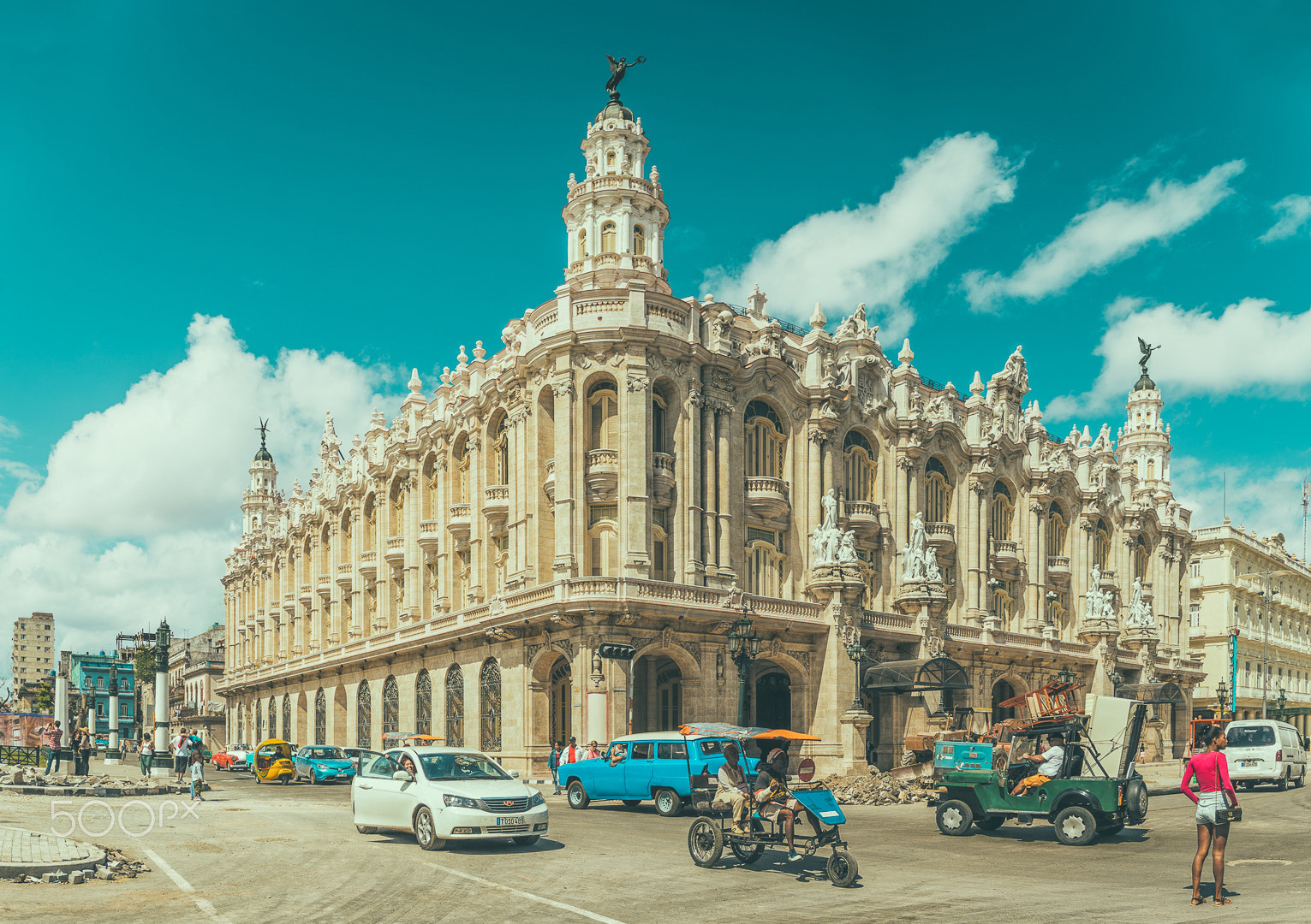 Nikon D4 sample photo. Gran teatro de la habana photography