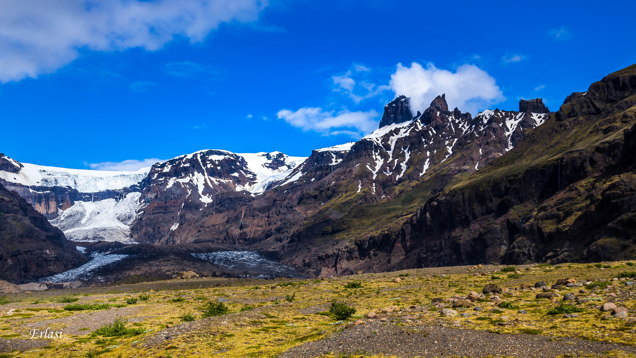 Canon EOS 700D (EOS Rebel T5i / EOS Kiss X7i) sample photo. Morsárjökull og skarðatindur í Öræfum. photography